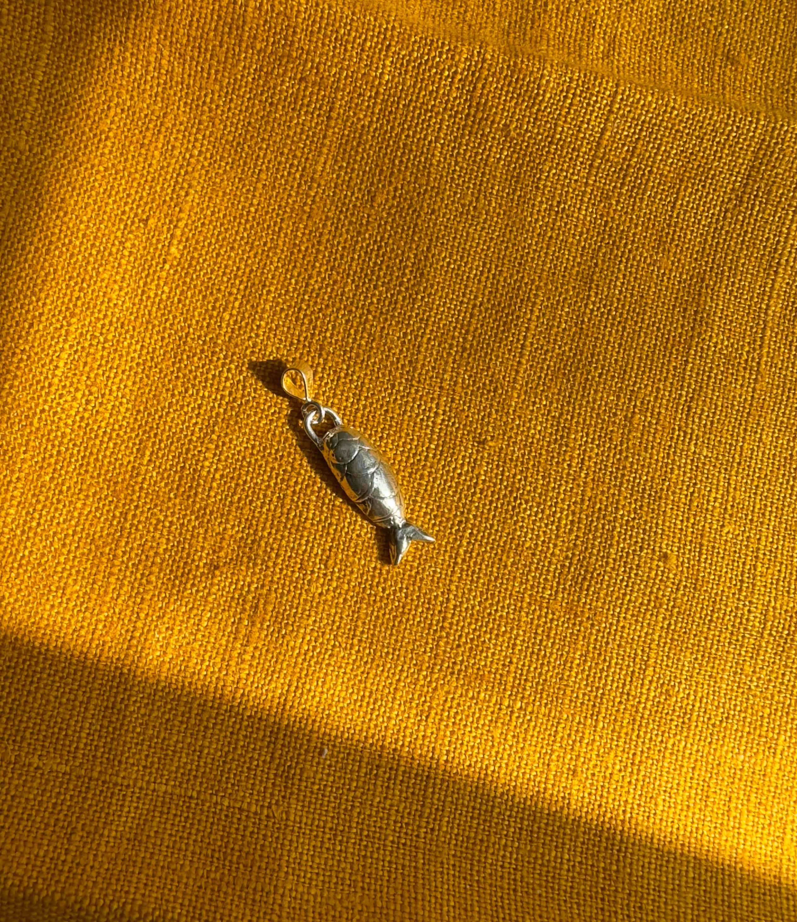 Sterling Silver Fish Pendant