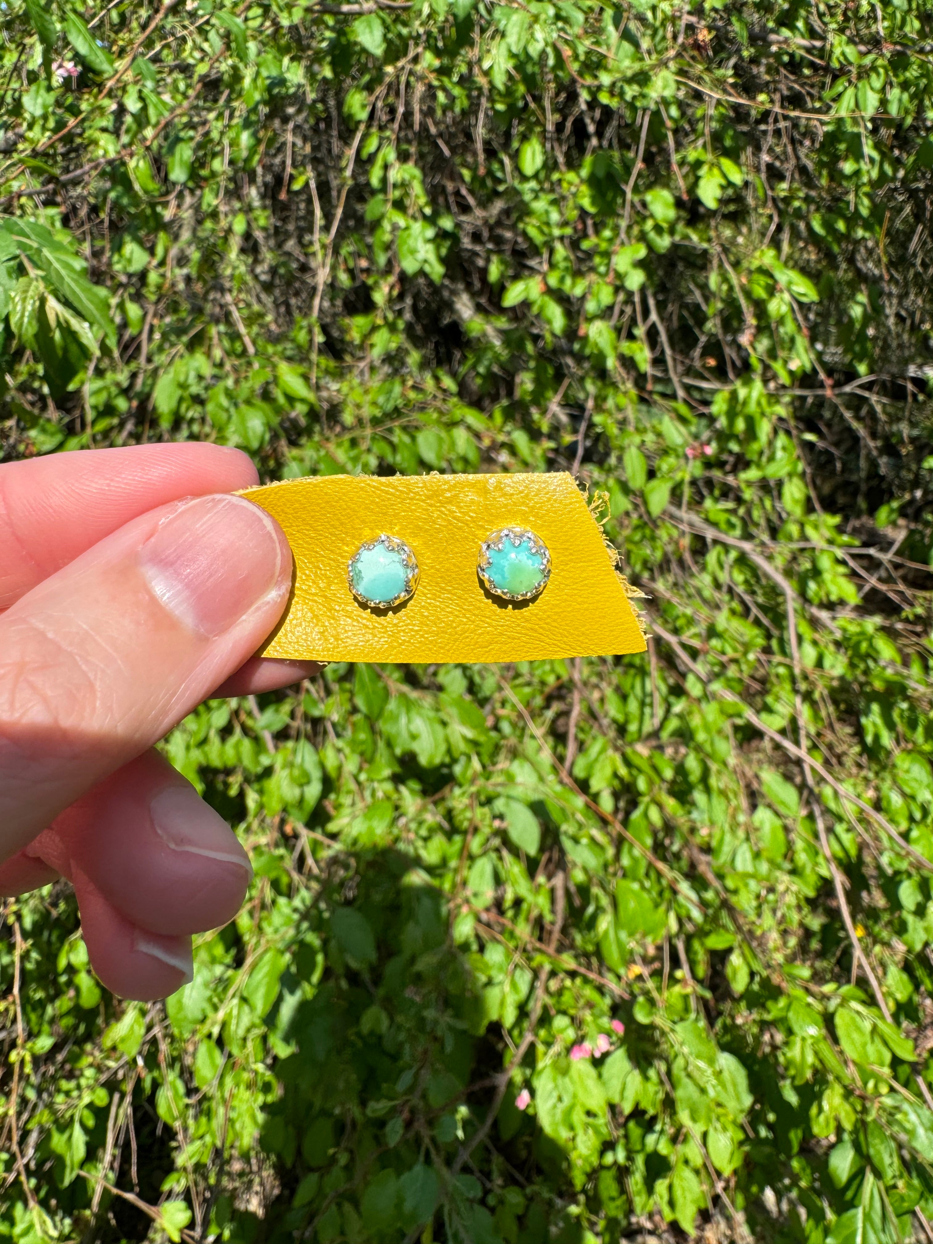 Carico Lake Turquoise Stud Earrings