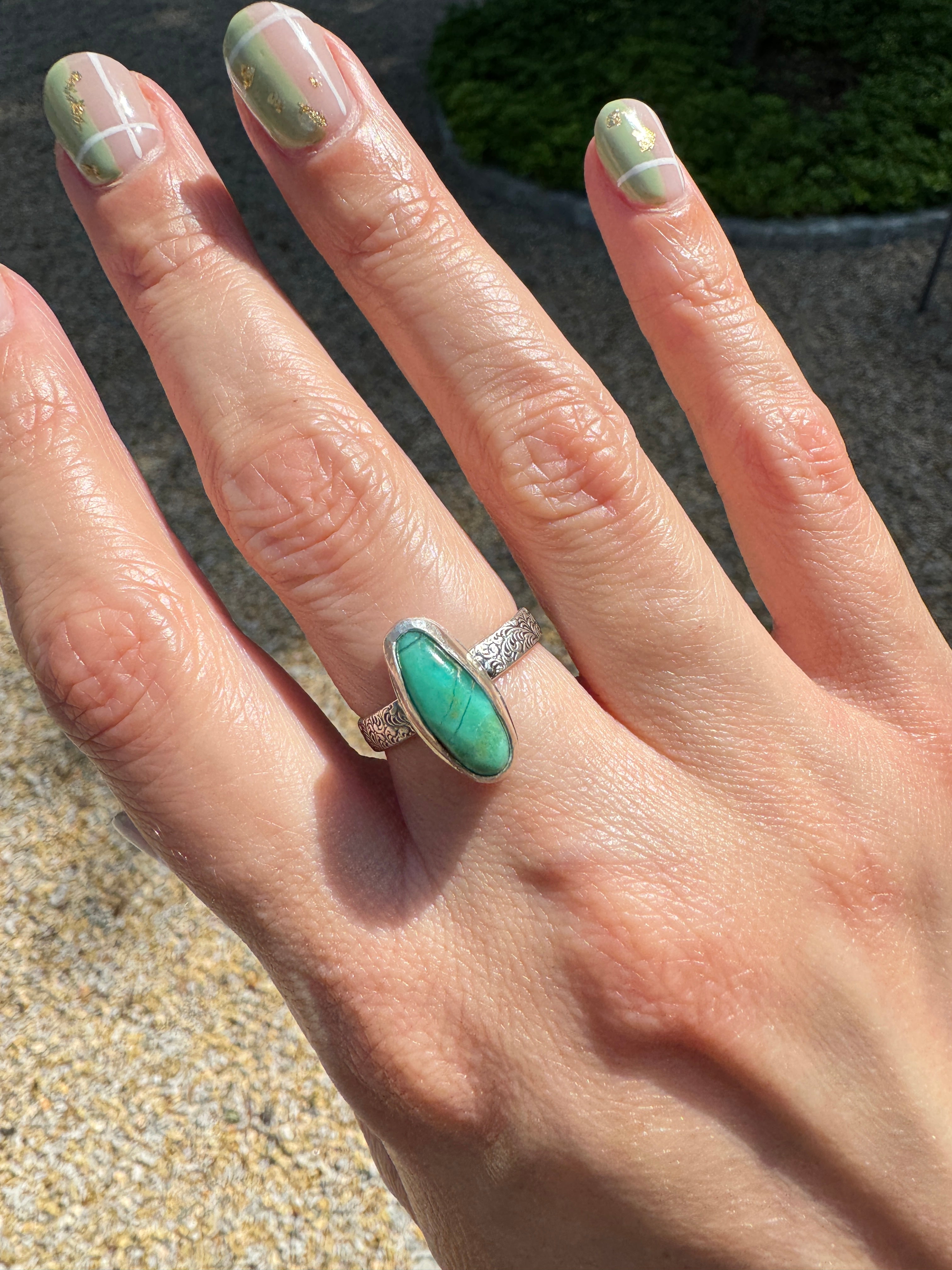 Carriage House Jewelry | Chrysoprase Ring (Size 6.75/7)