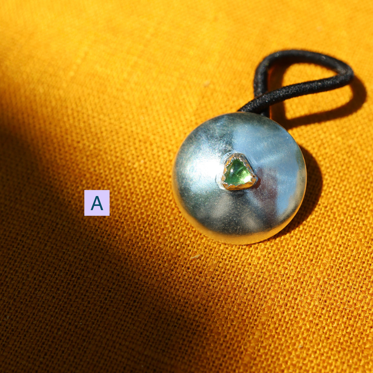 Silver & Tourmaline Hair Accessories