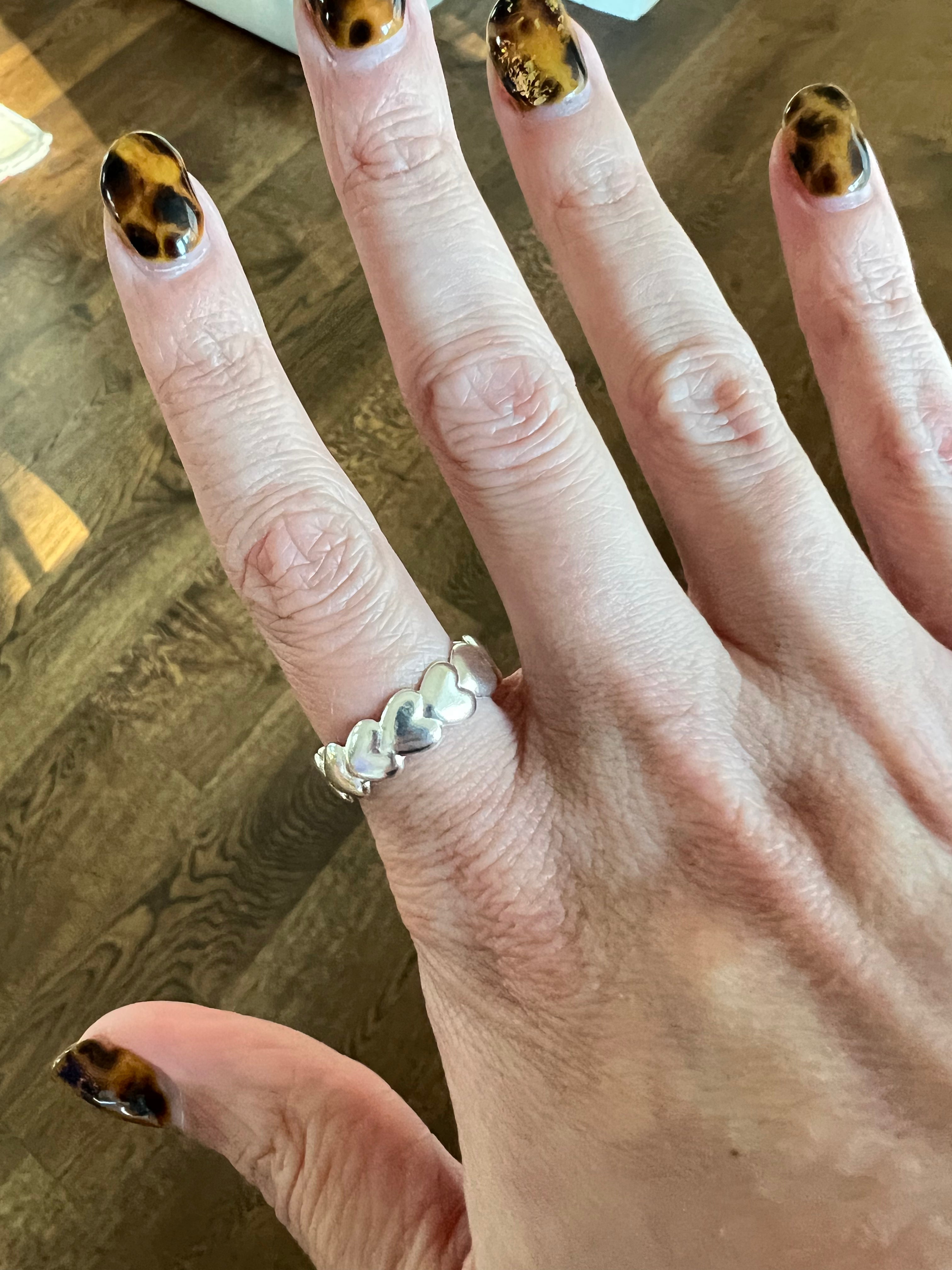 Heart Band Rings