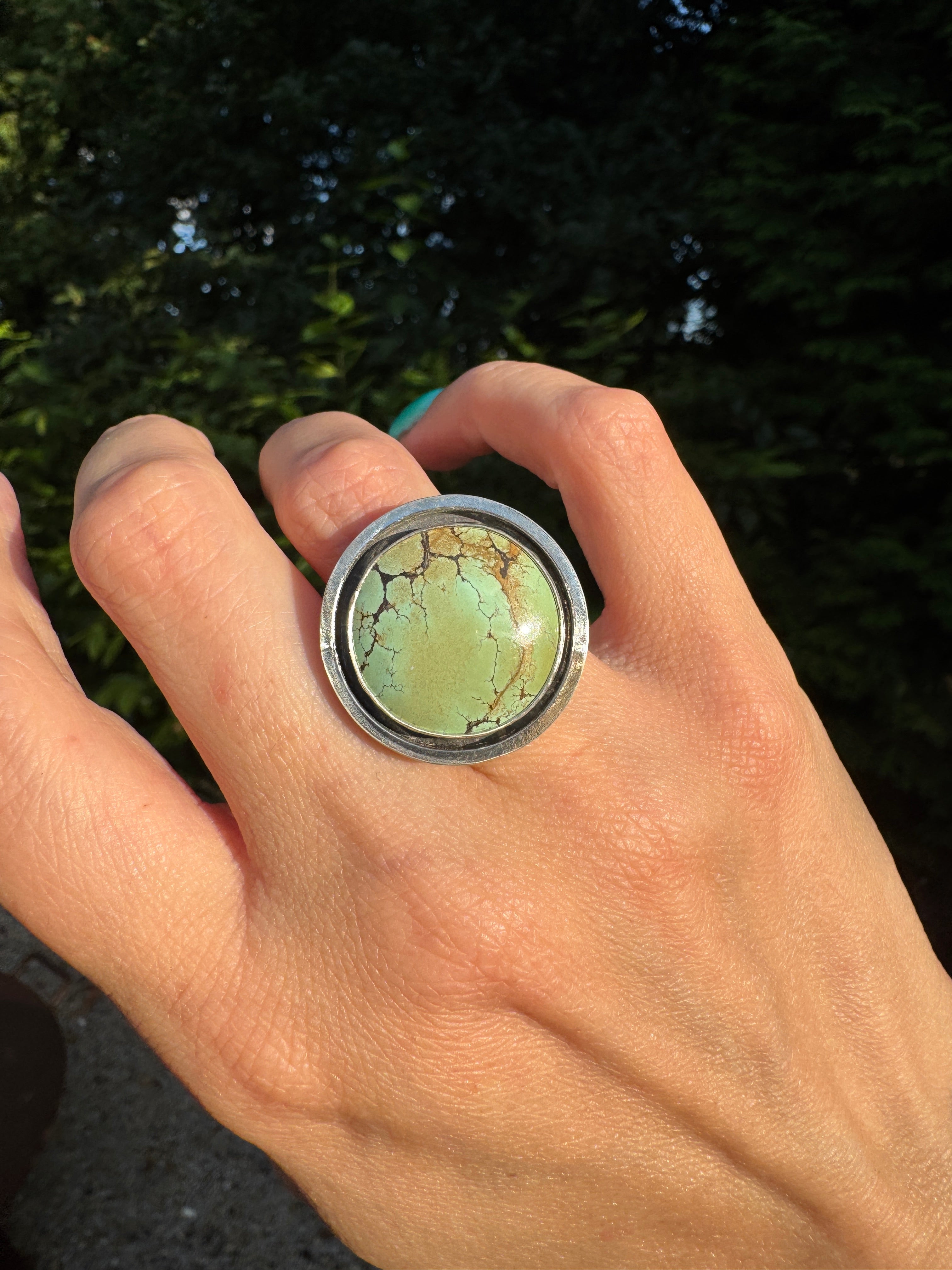 Turquoise Banded Ring (Size 6)