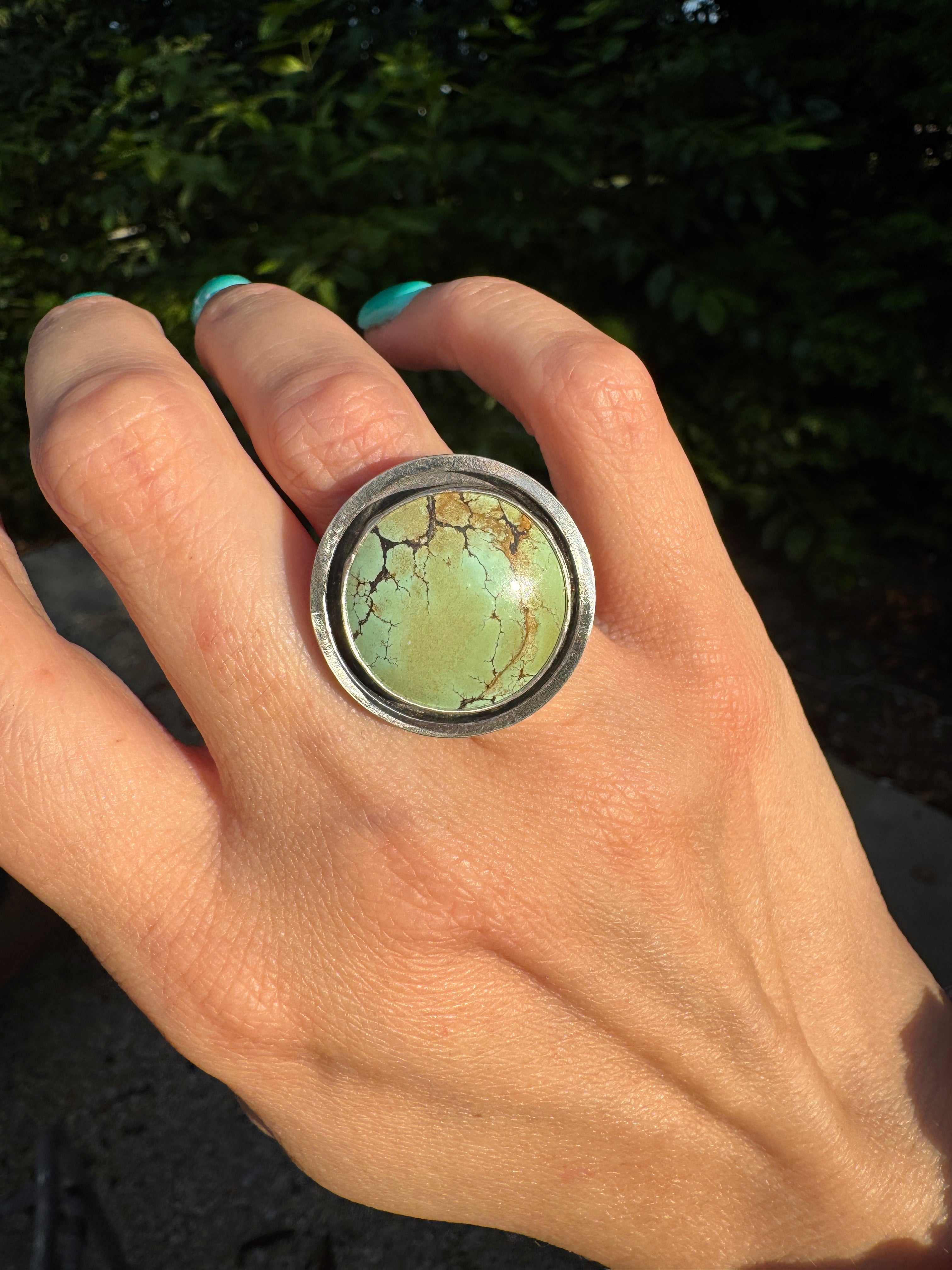 Turquoise Banded Ring (Size 6)