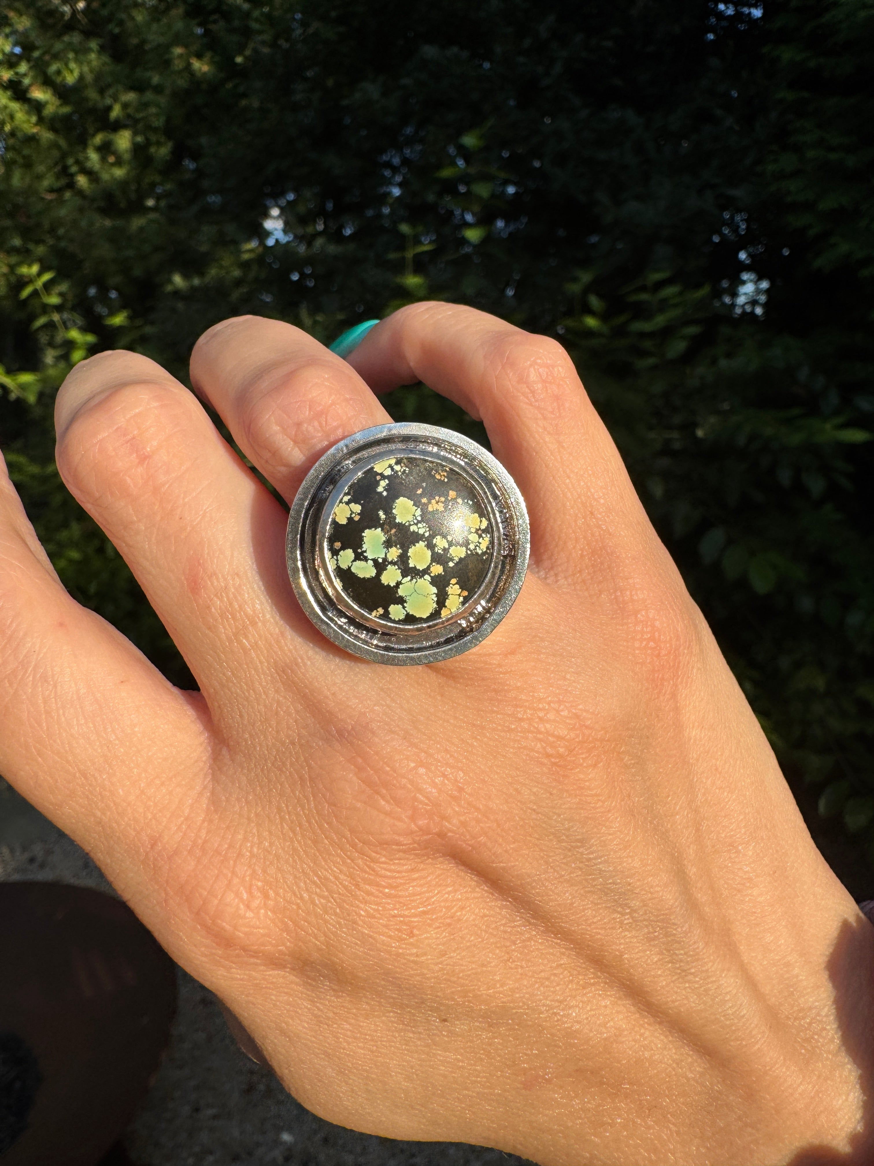 Turquoise Banded Ring (Size 6)