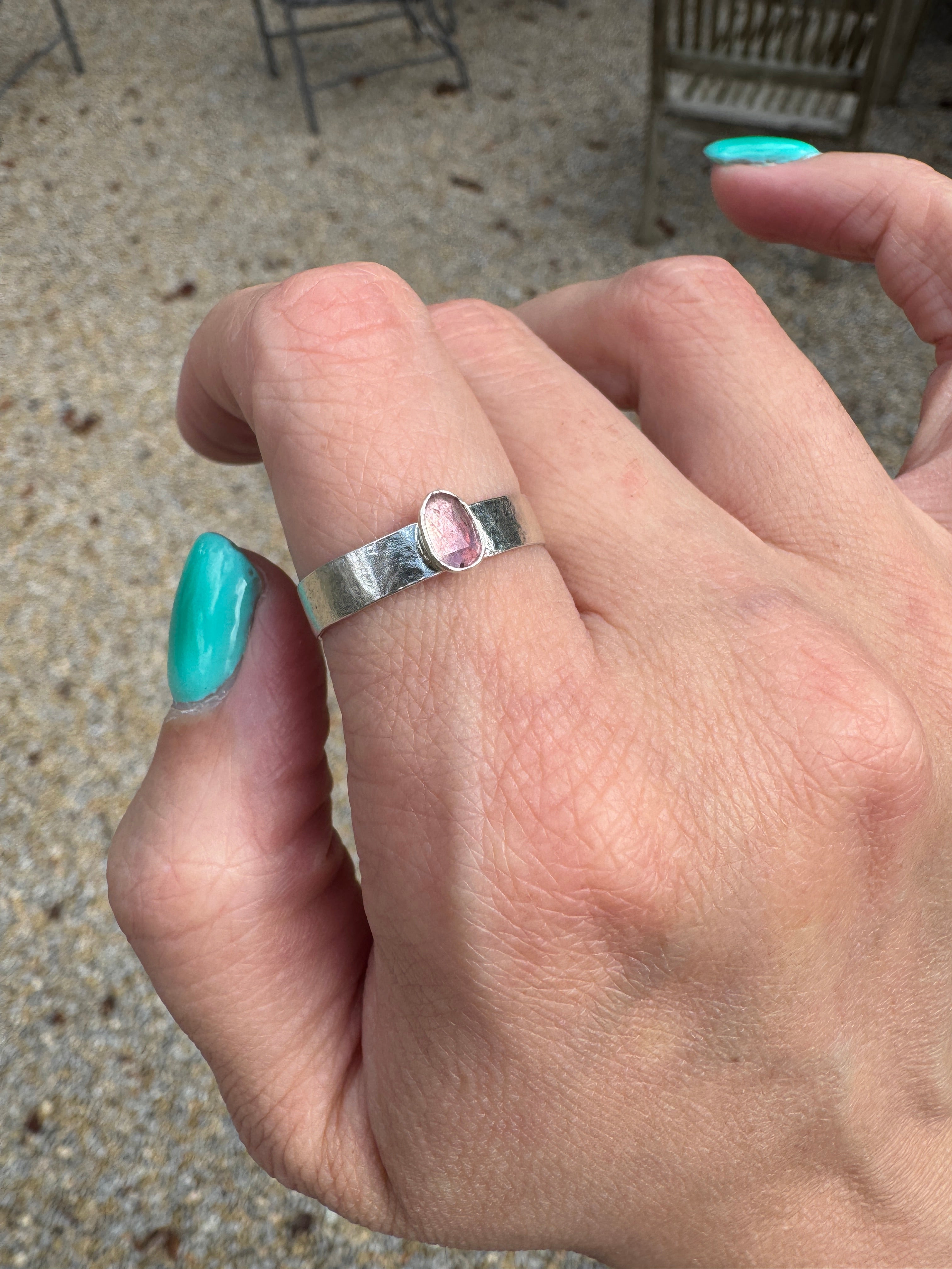 Tourmaline Stacker Band (Size 9.5)