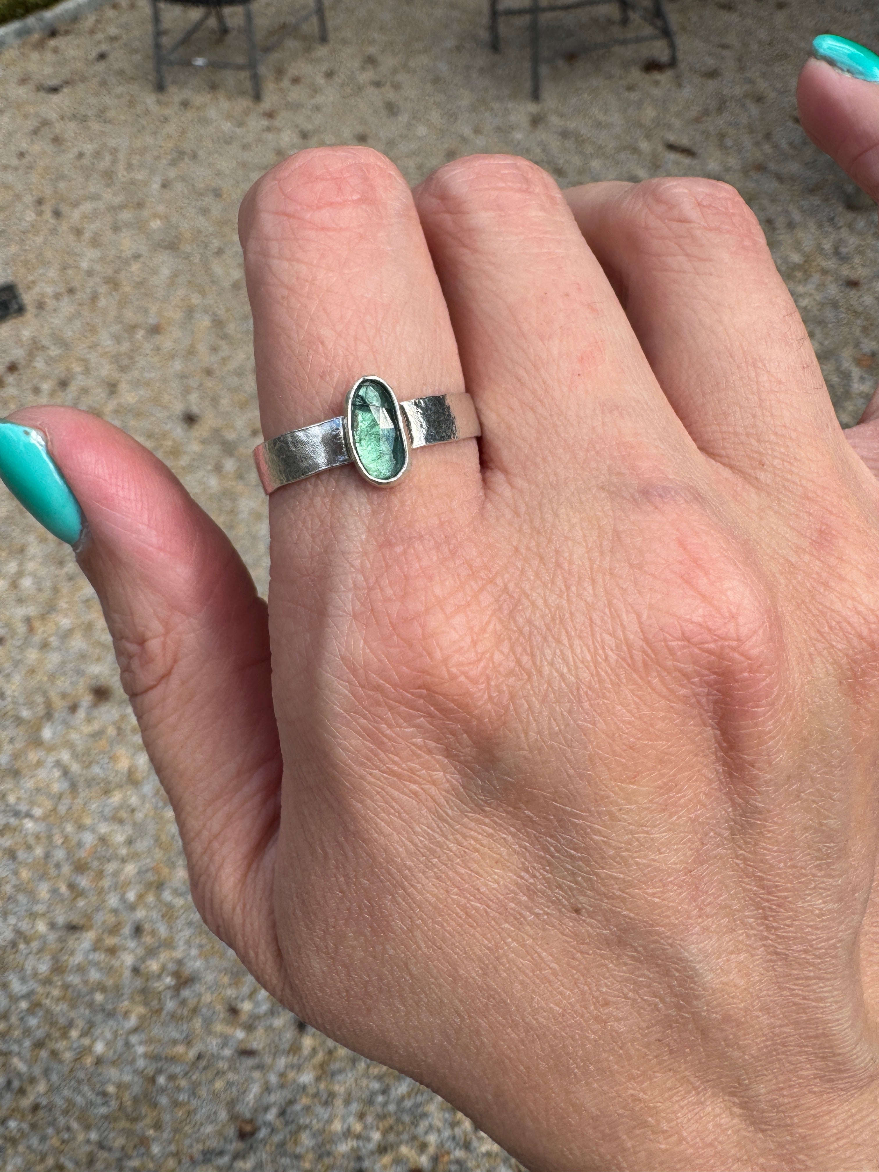 Tourmaline Stacker Band (Size 11.25-11.5)