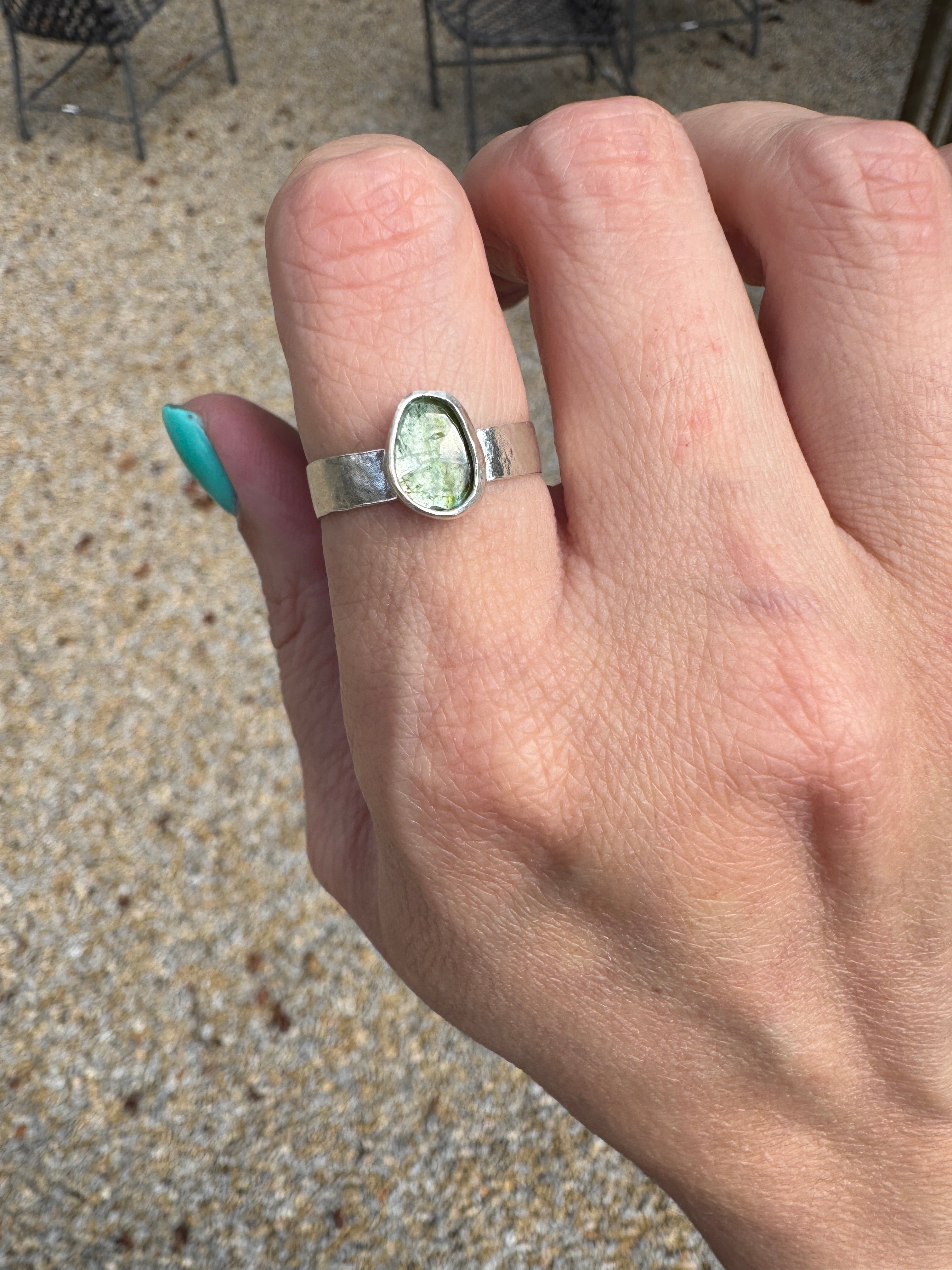 Tourmaline Stacker Band (Size 8.5)