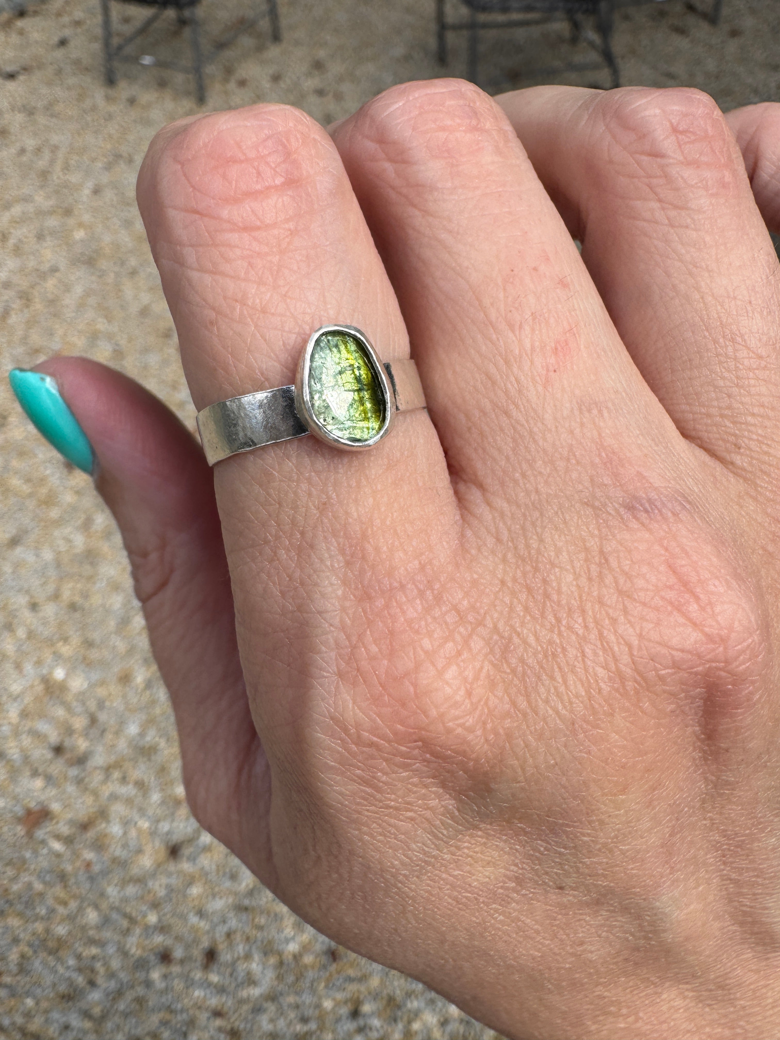 Tourmaline Stacker Band (Size 8.5)