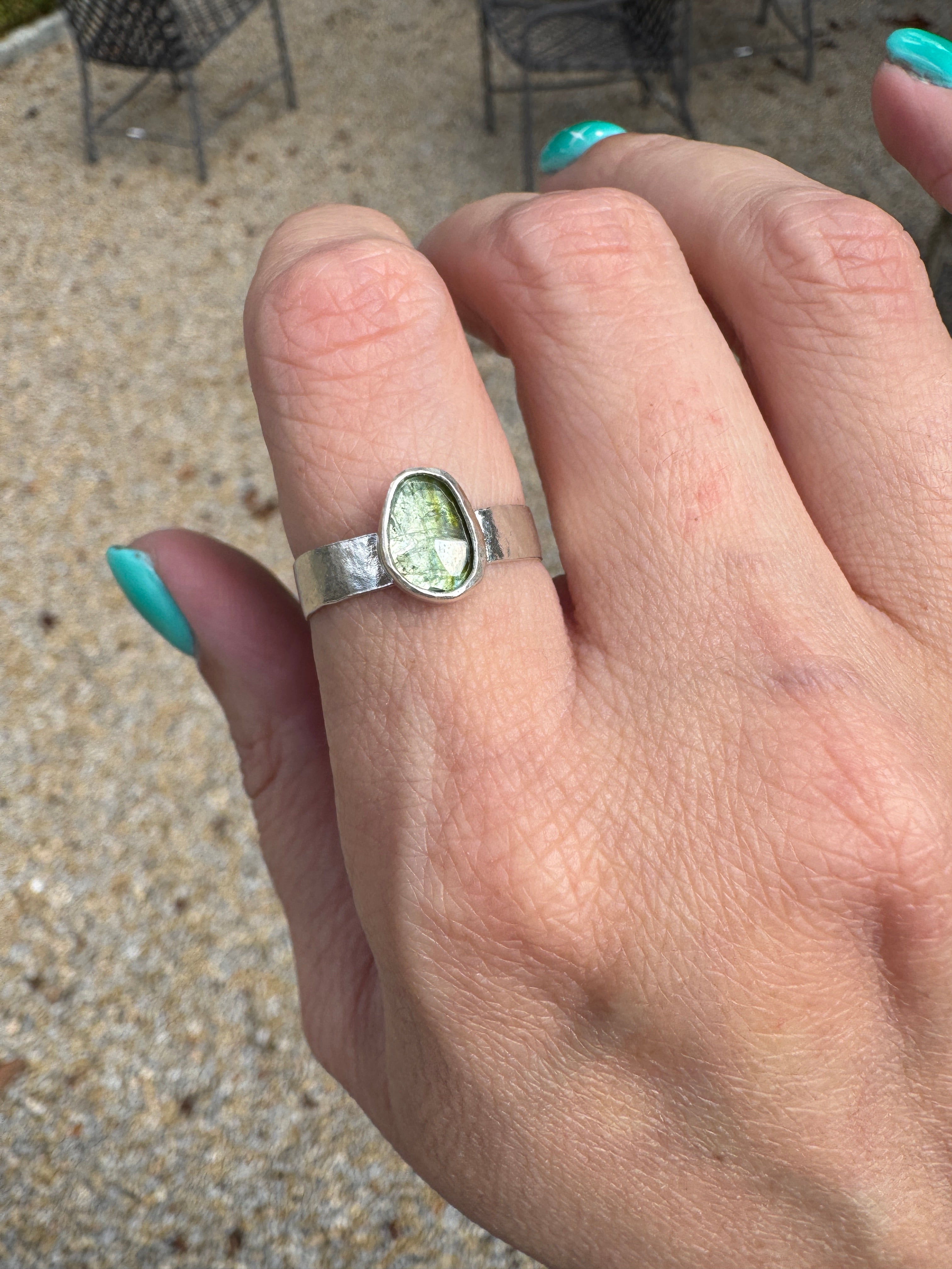 Tourmaline Stacker Band (Size 8.5)