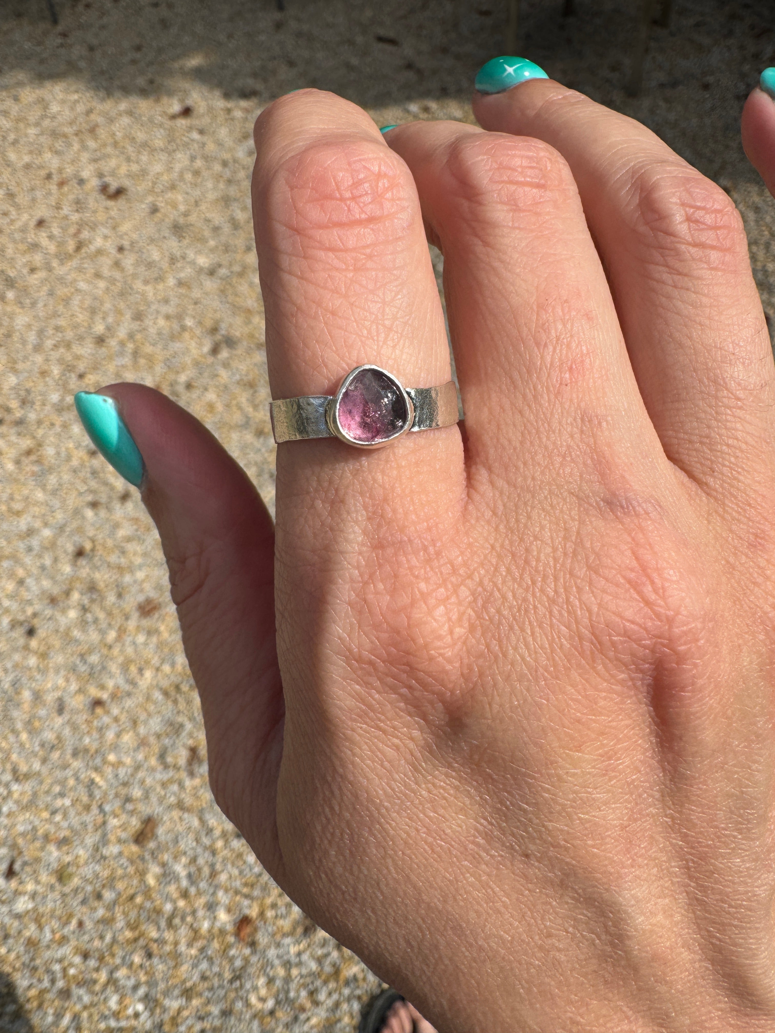Tourmaline Stacker Band (Size 9)