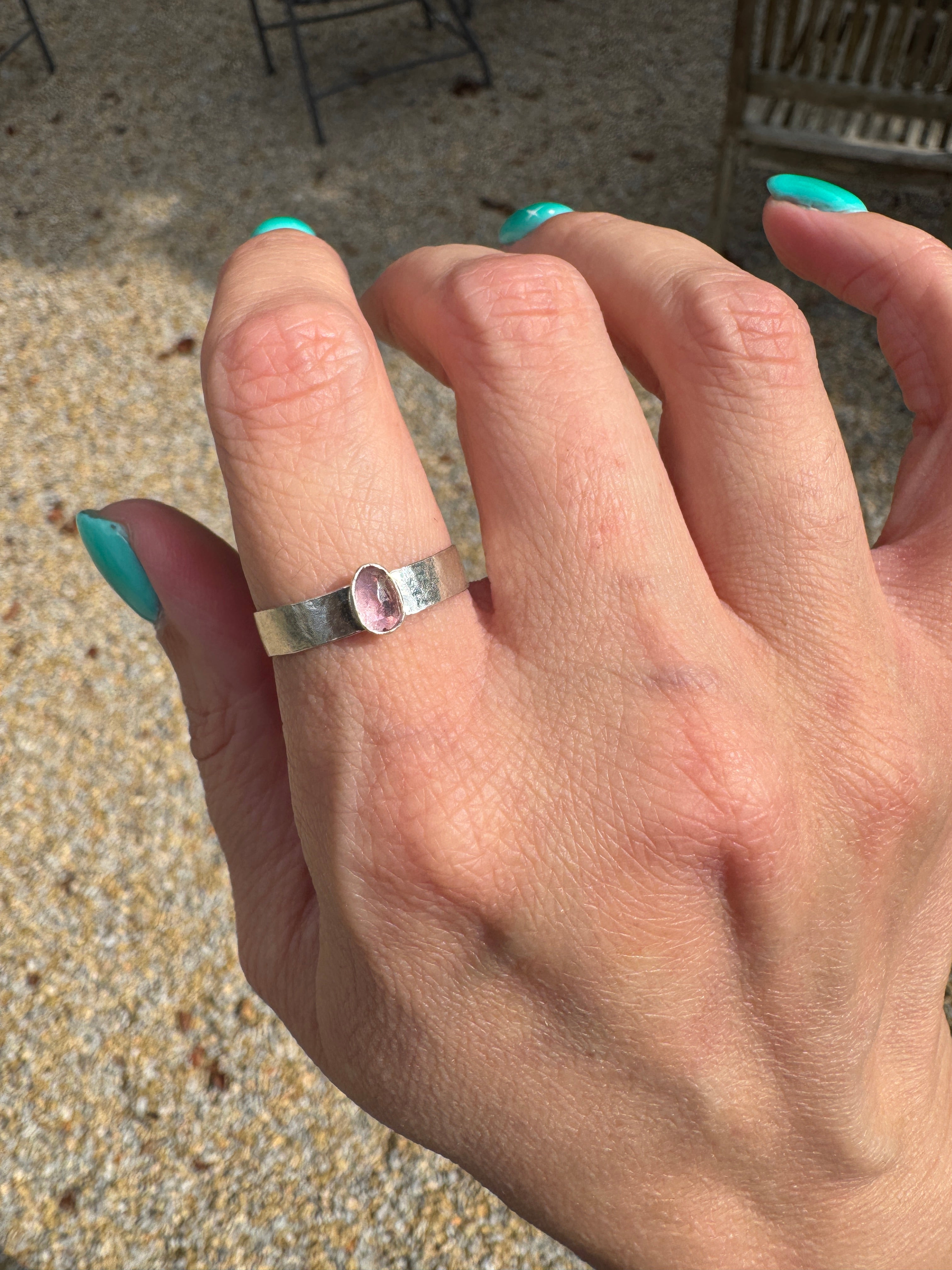 Tourmaline Stacker Band (Size 9.5)
