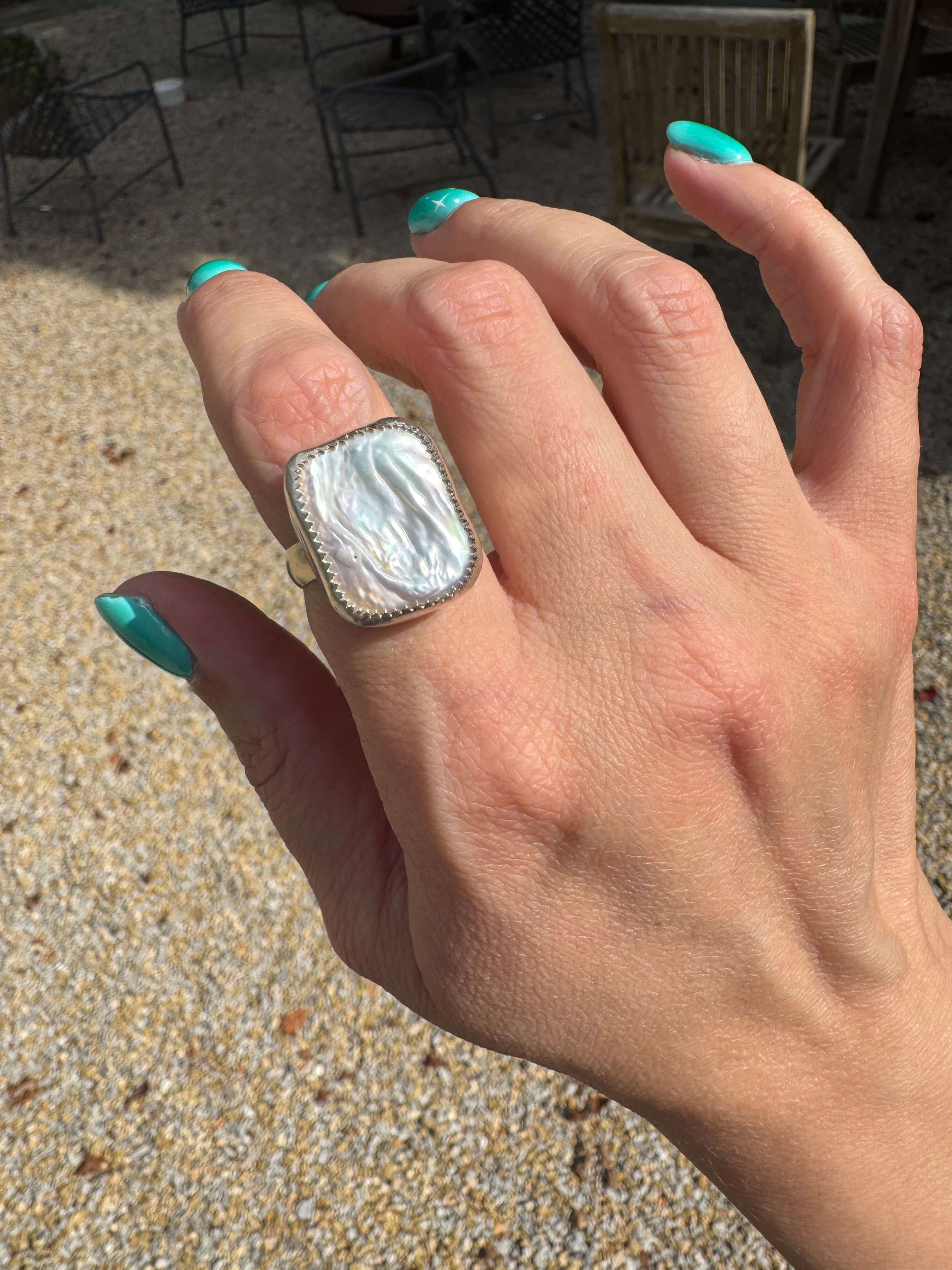 Pearl Ring (Size 7)