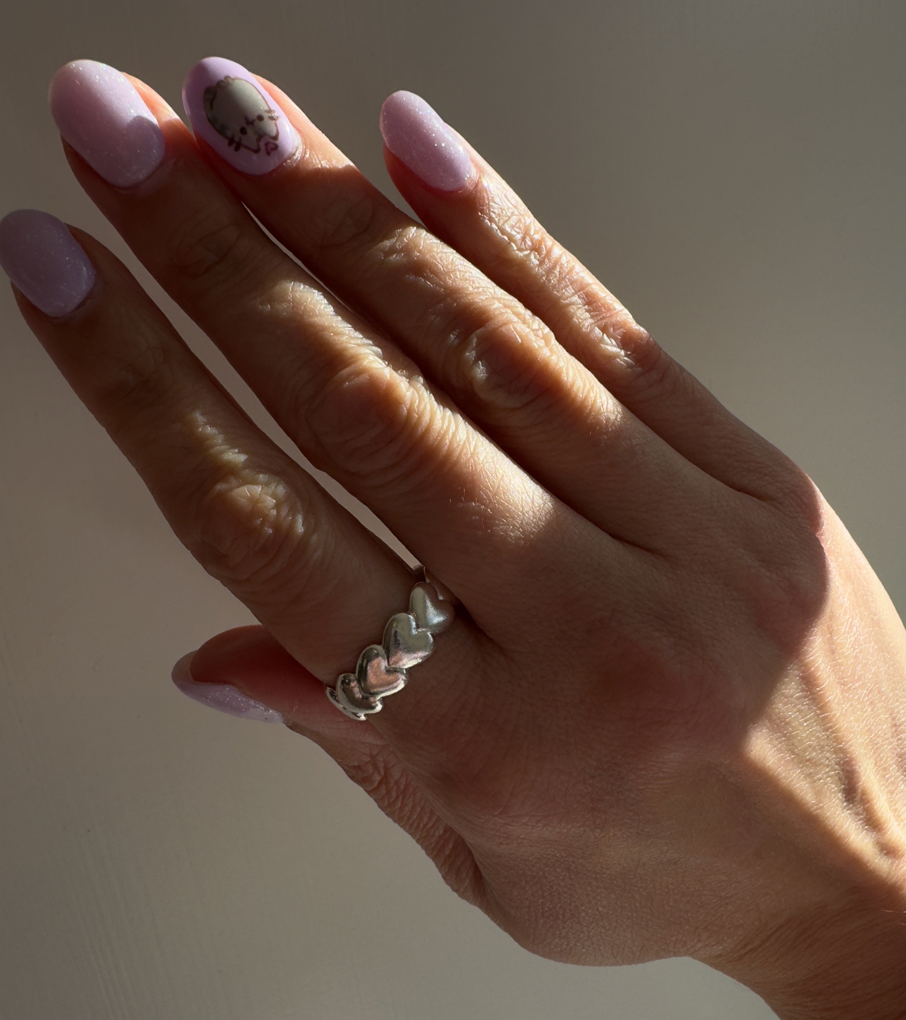 Heart Band Rings