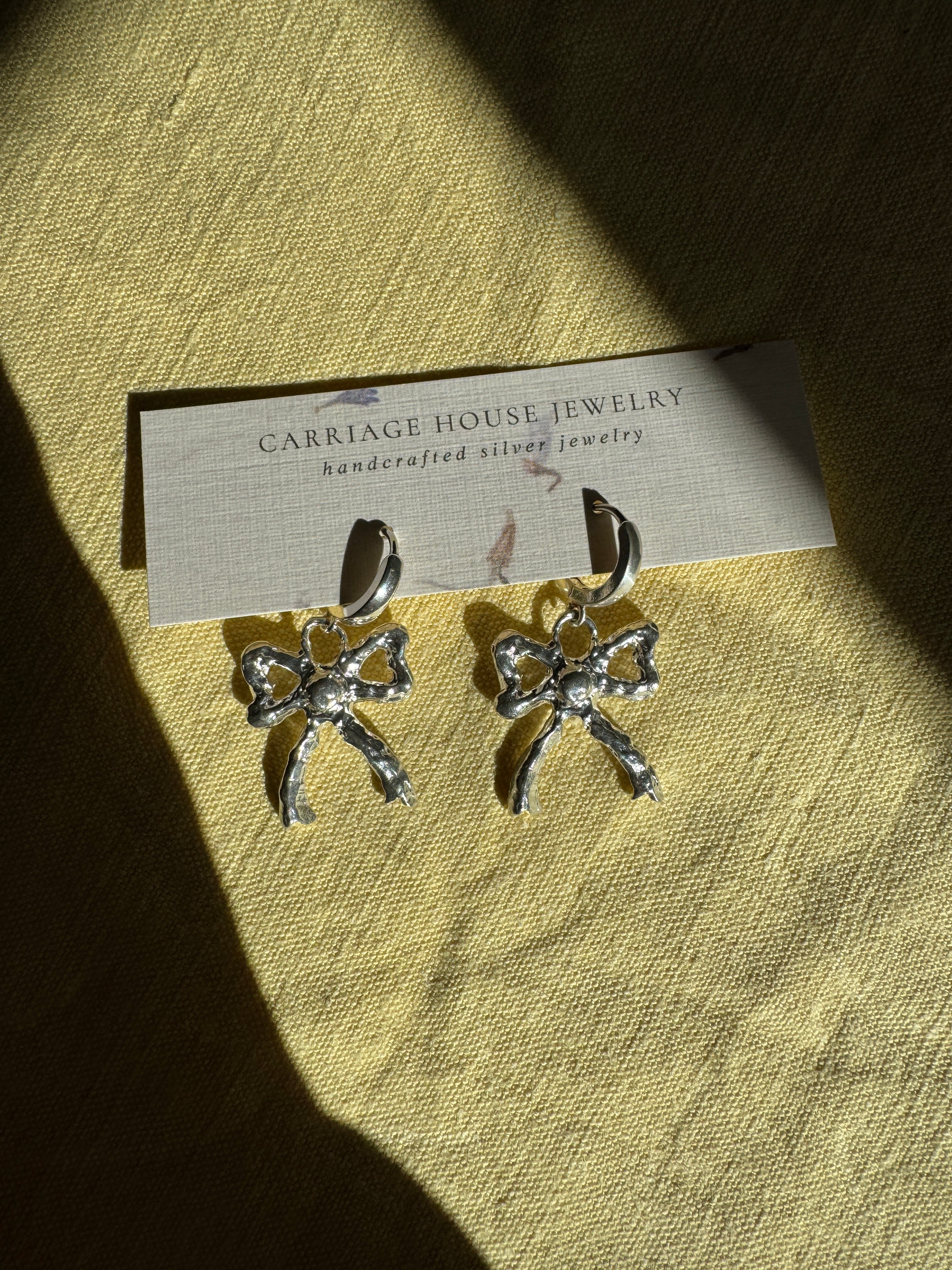 Sterling Silver Bows