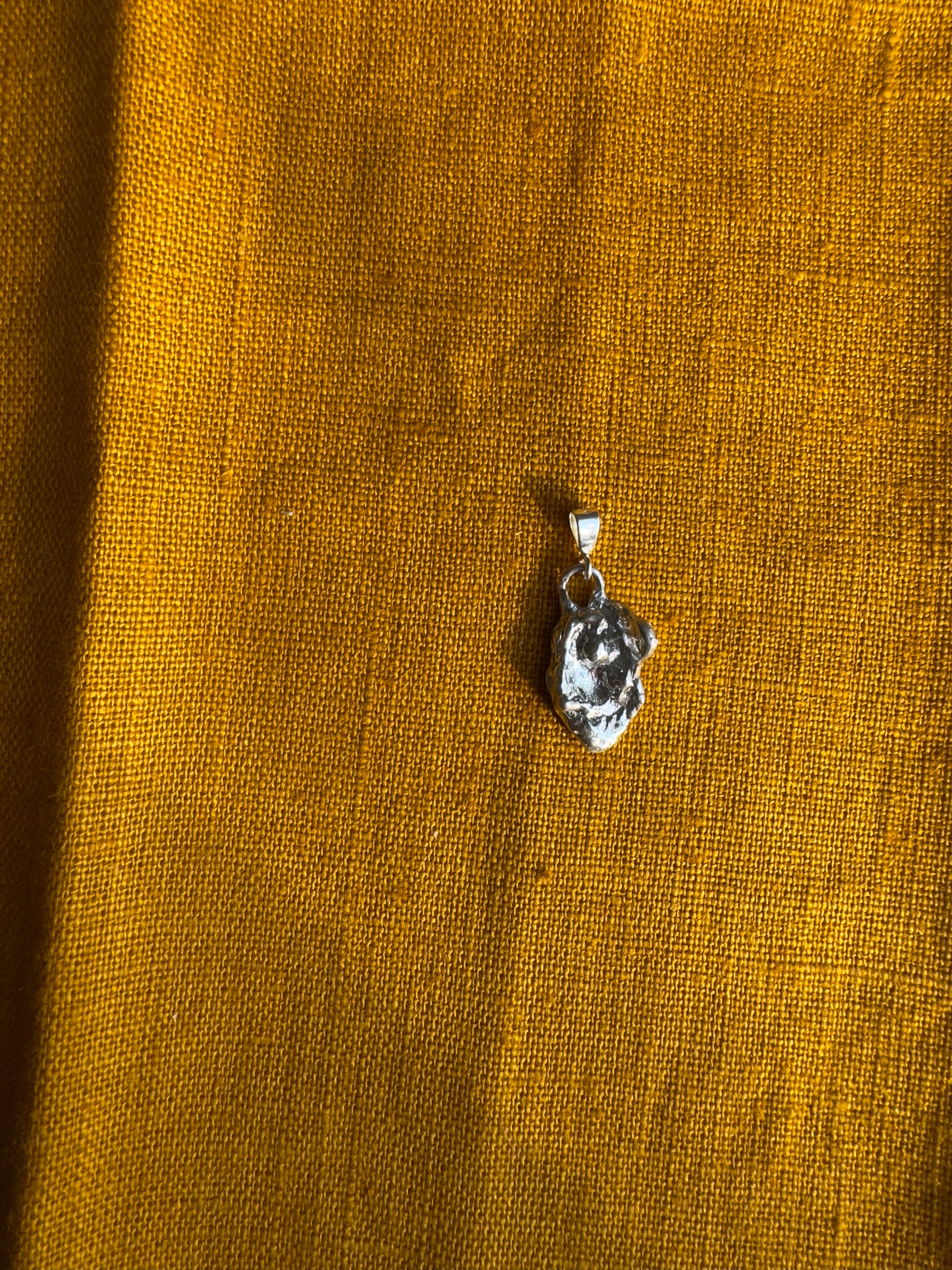 Sterling Silver Water Cast Pendant