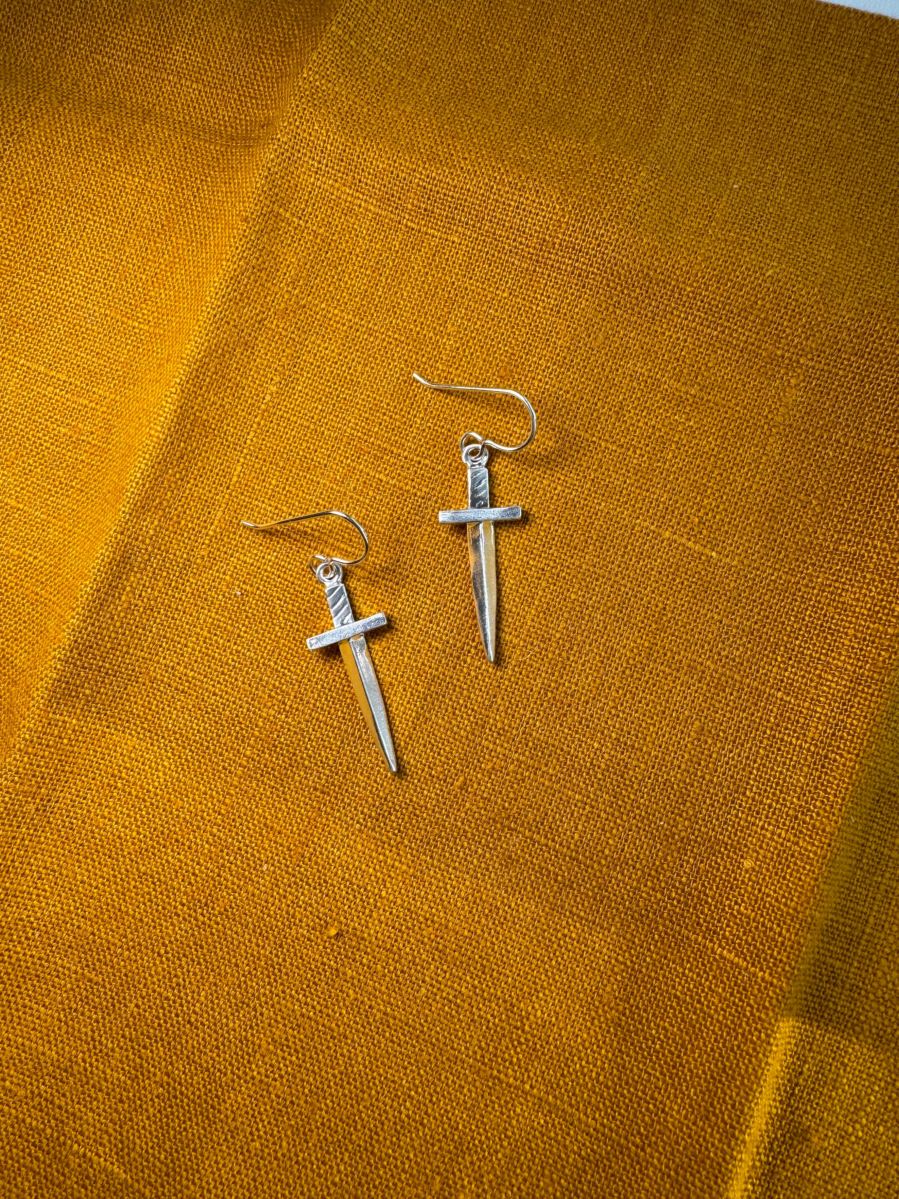 Sword Earrings