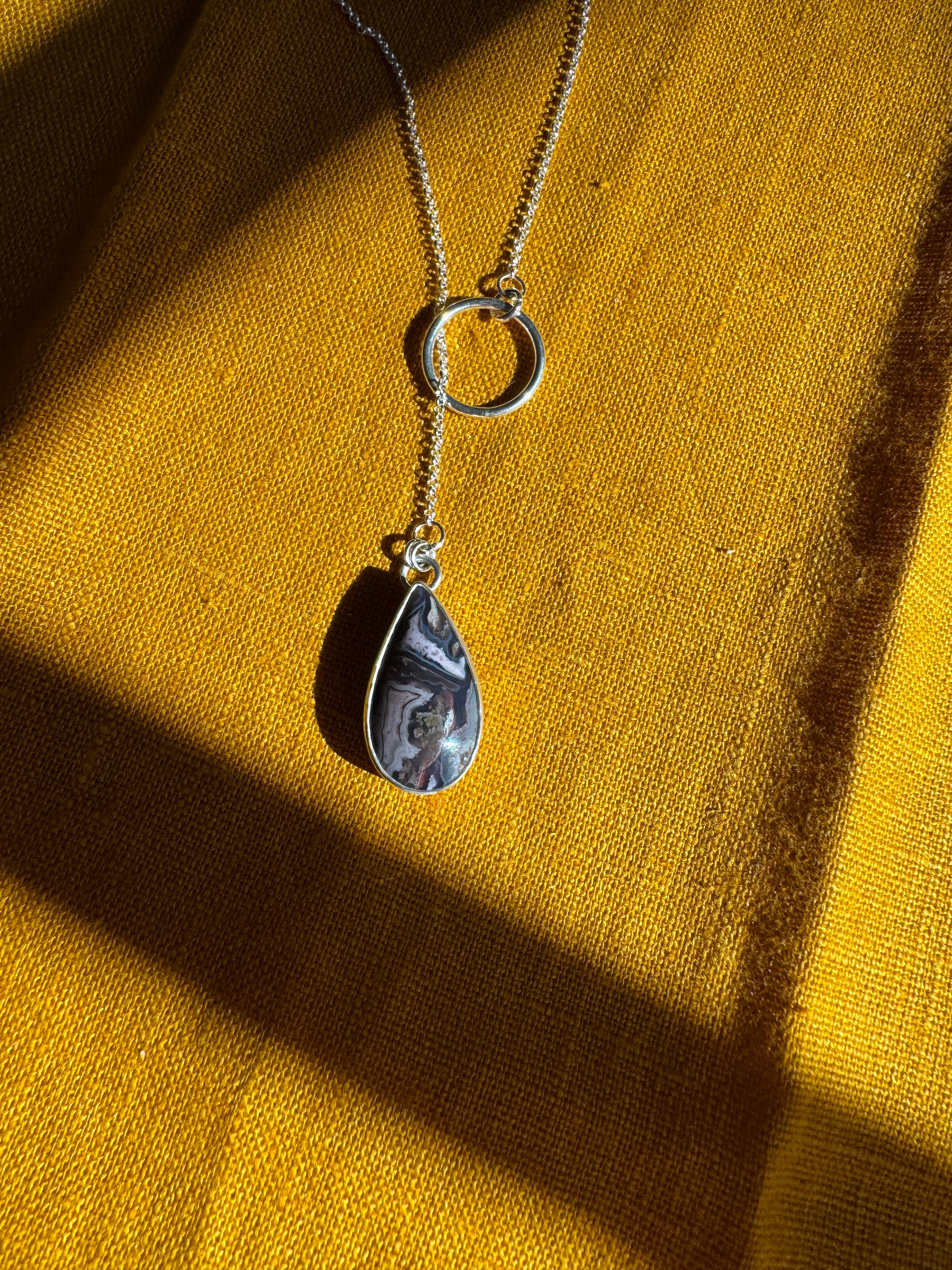 Purple Passion Agate Necklace