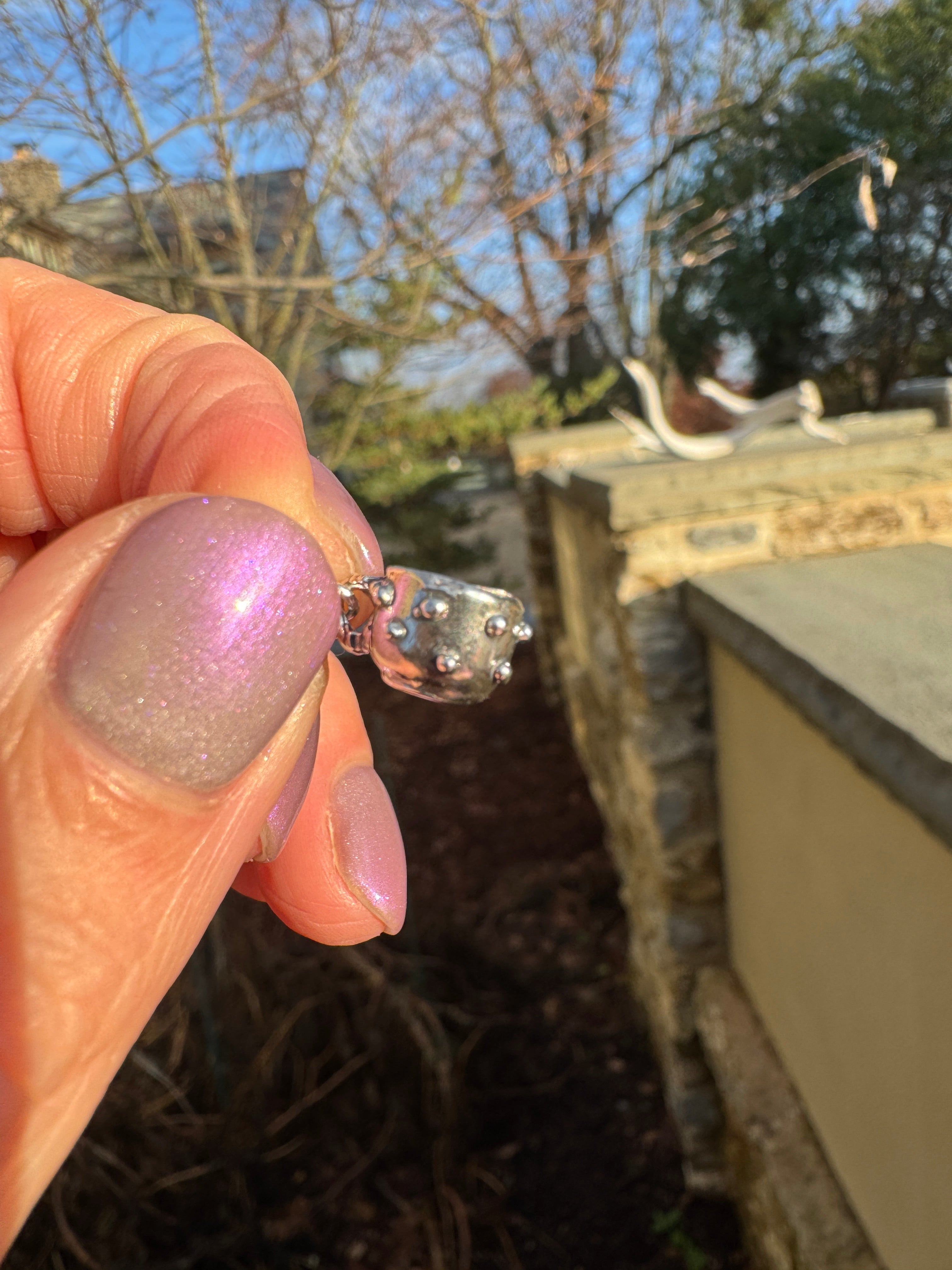Sterling Silver Teacup Pendant
