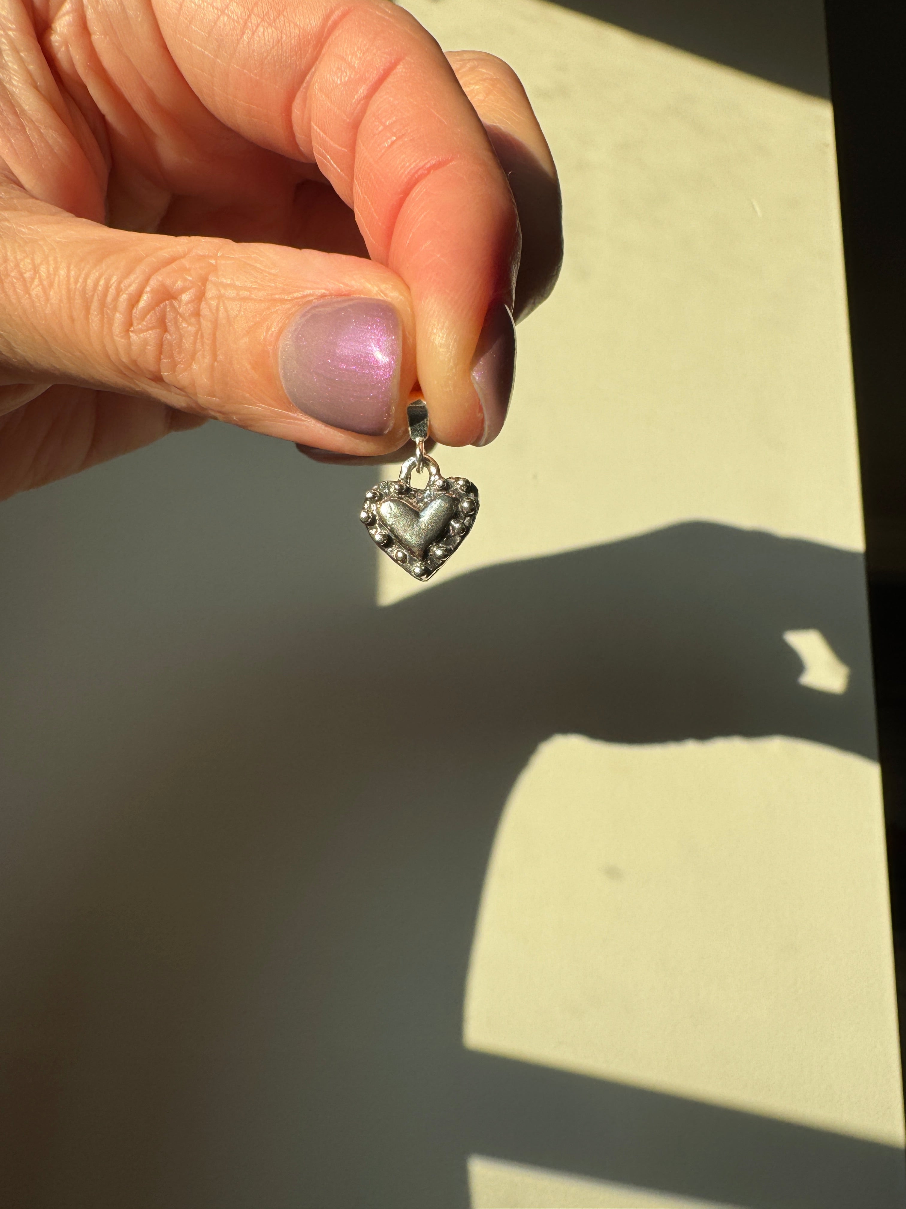 Small Sterling Silver Heart Pendant