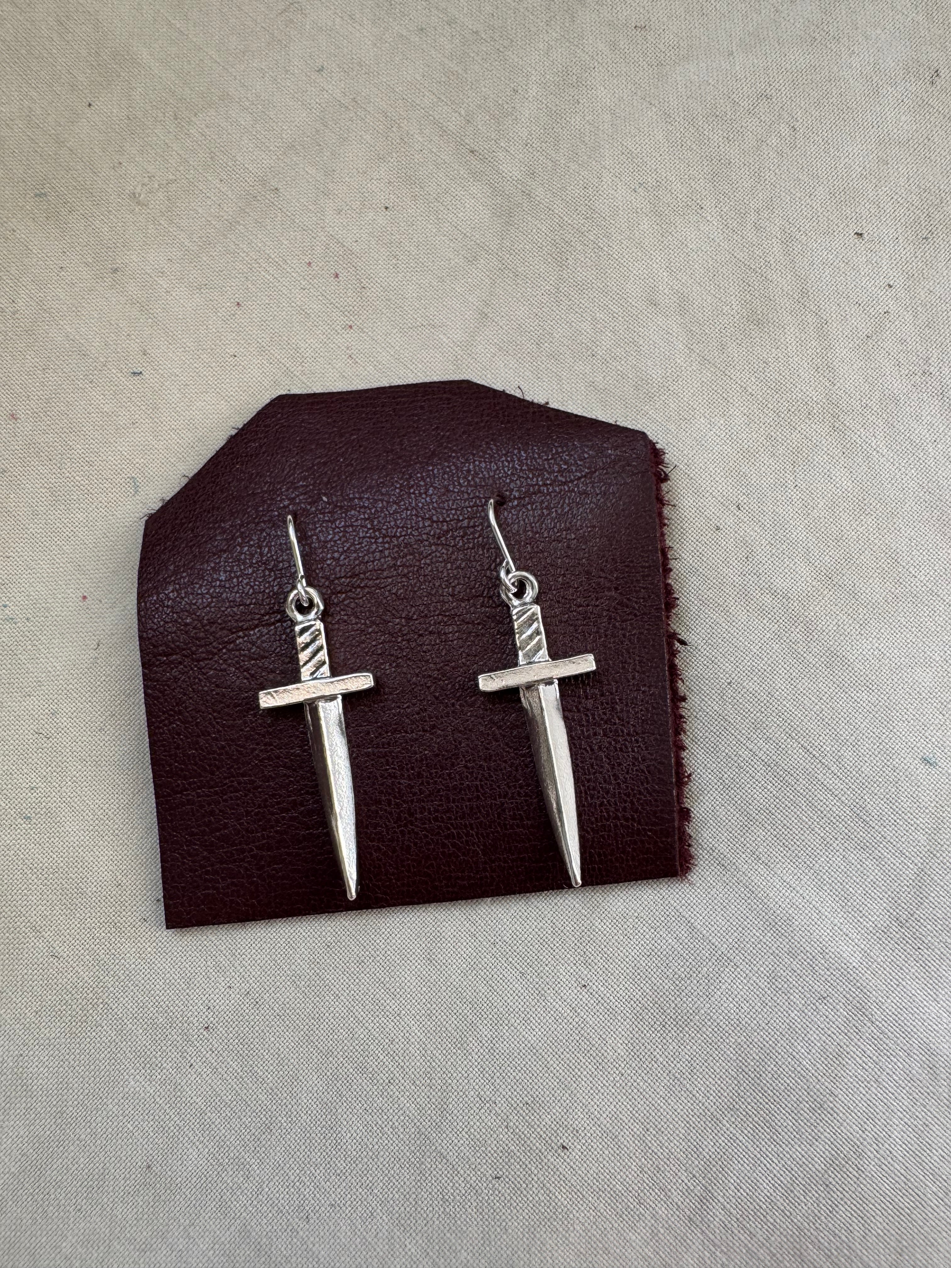 Sword Earrings