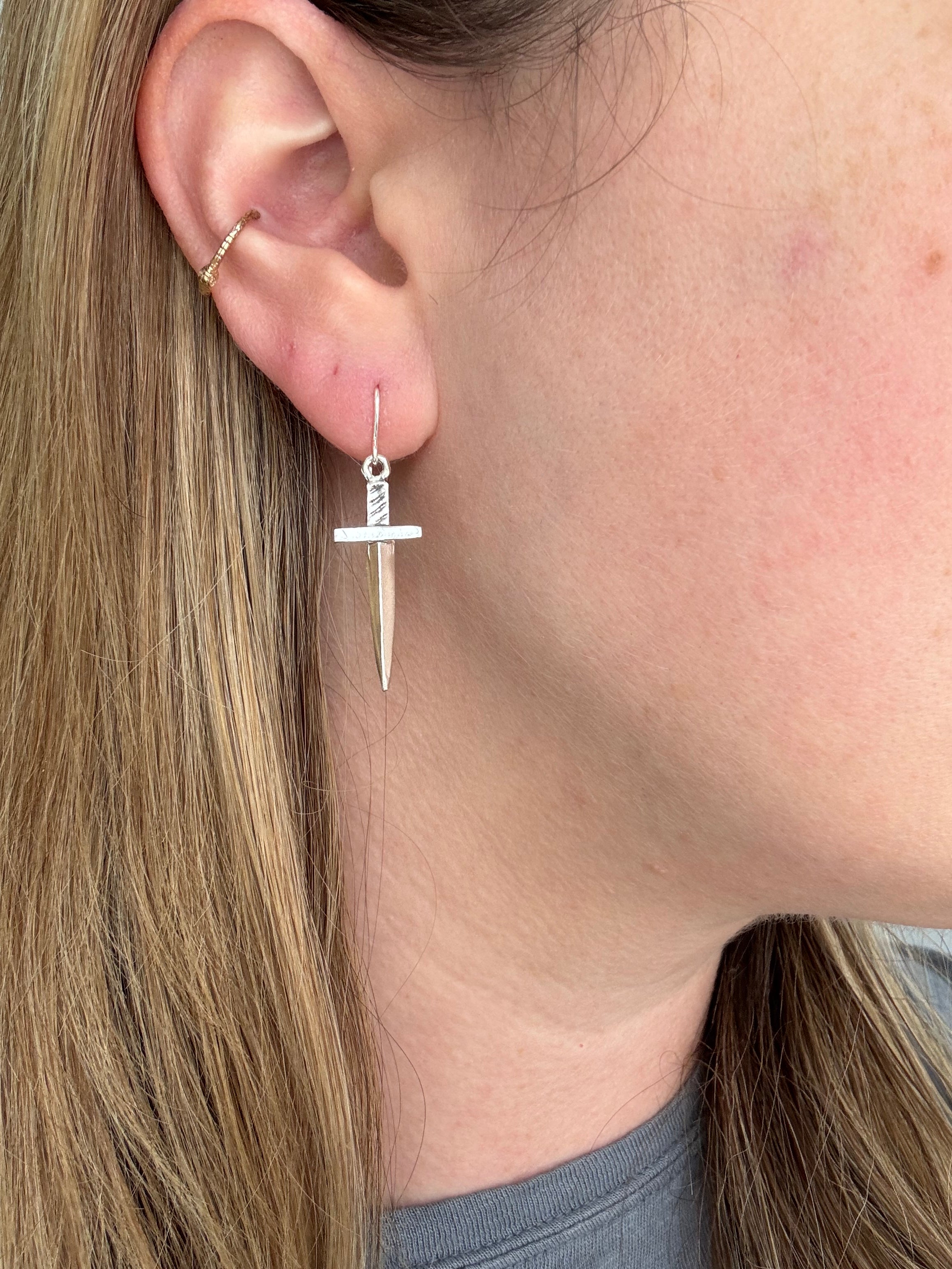 Sword Earrings