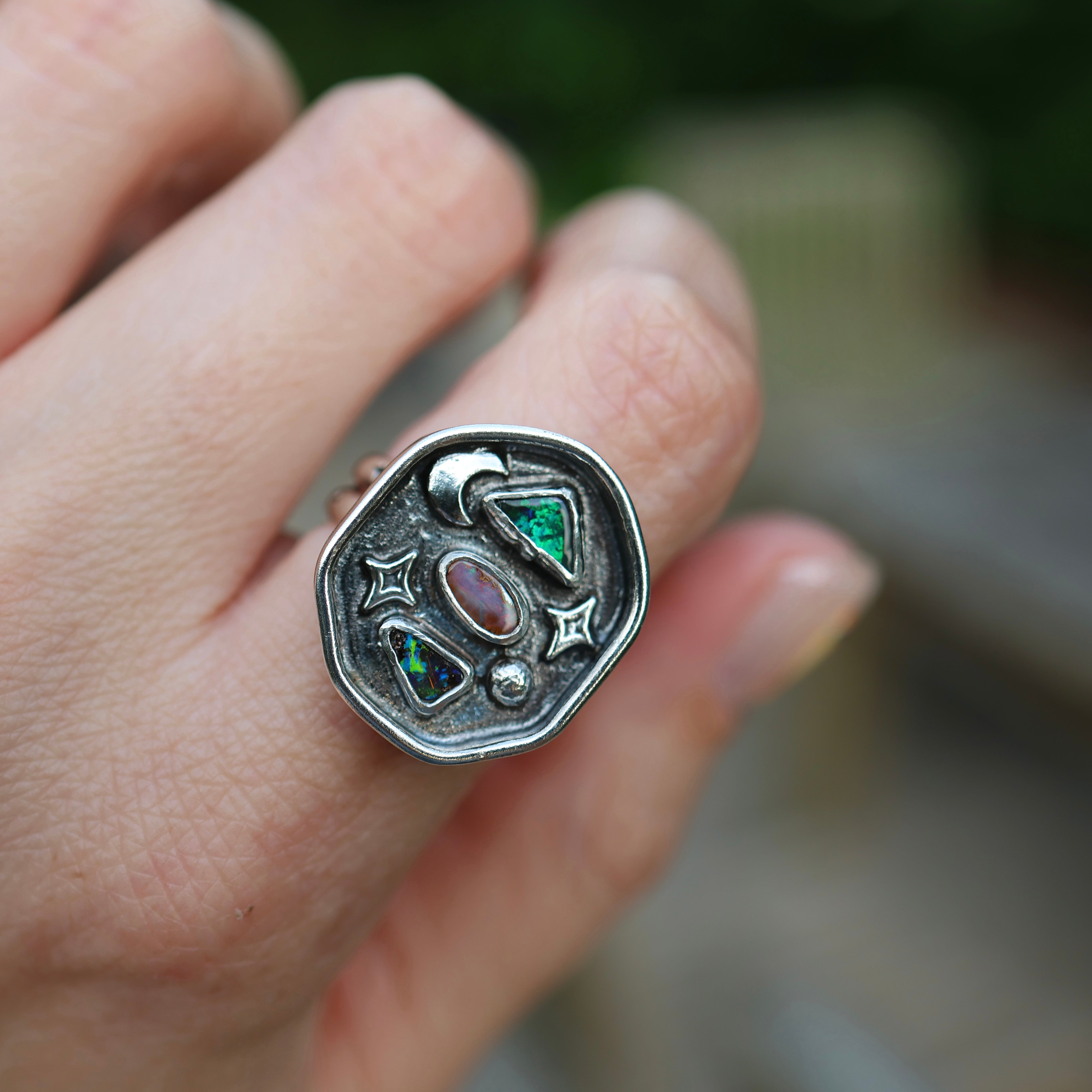 Celestial Opal Ring (Size 8.25/8.5)