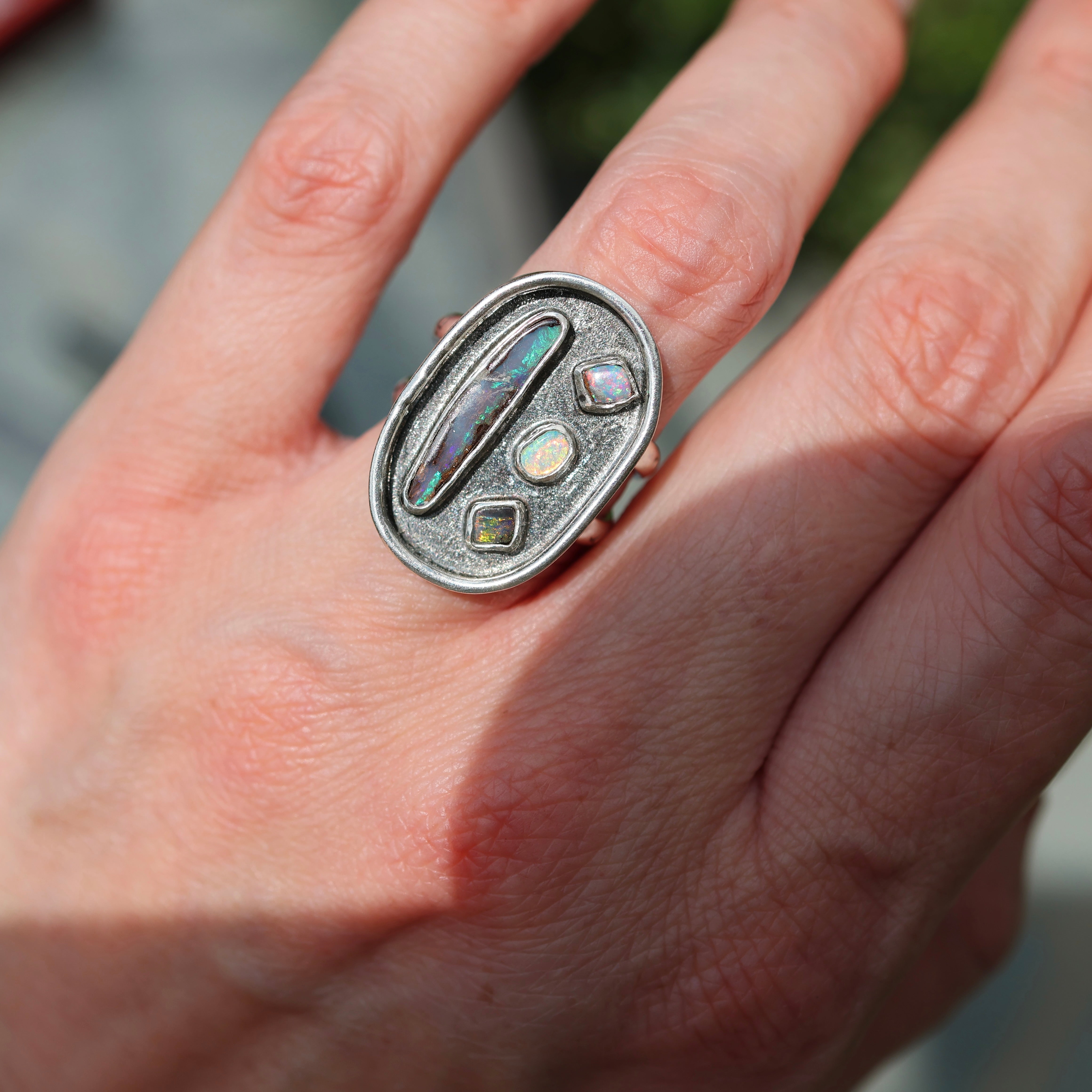 Celestial Opal Ring (Size 7)