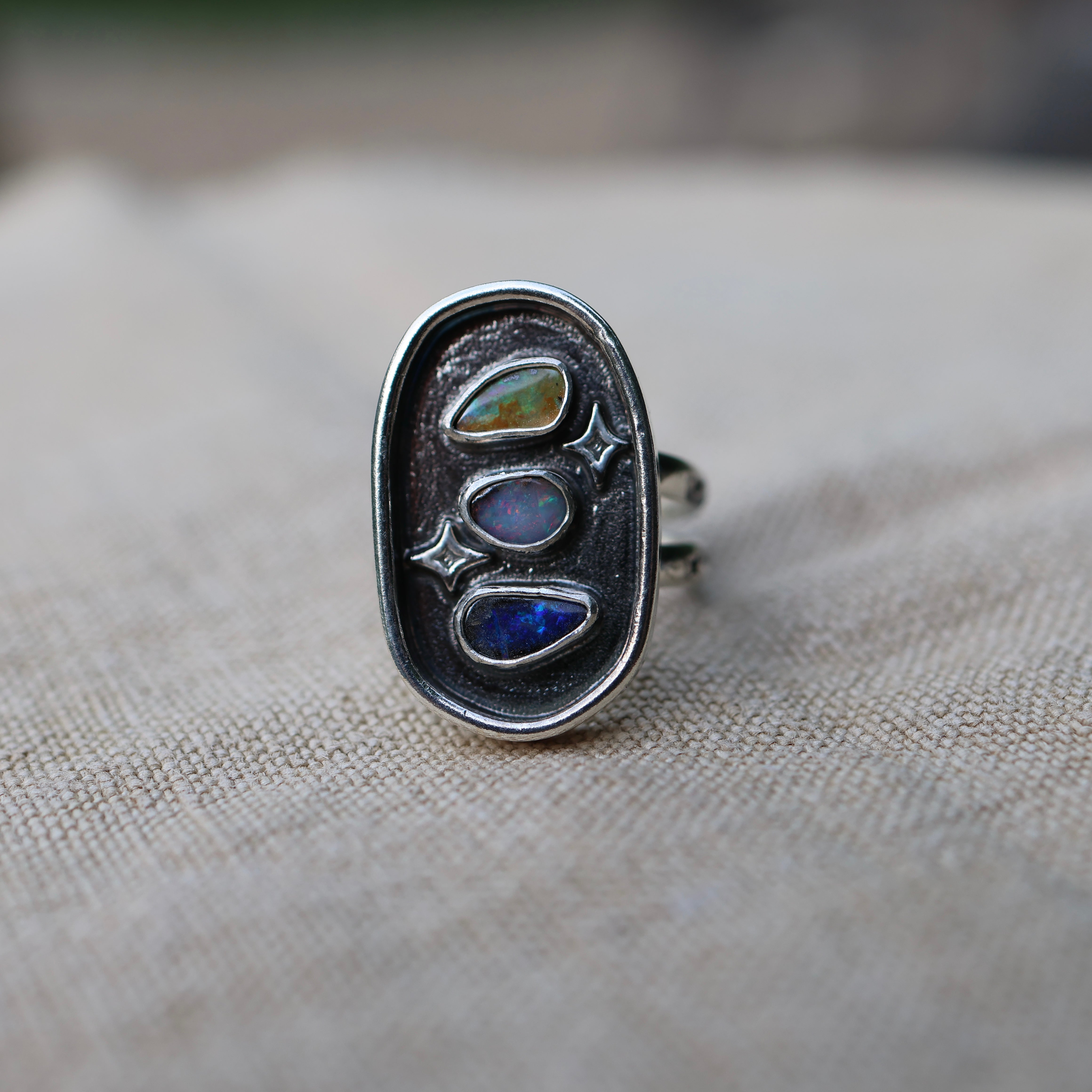 Celestial Opal Ring (Size 7.75)