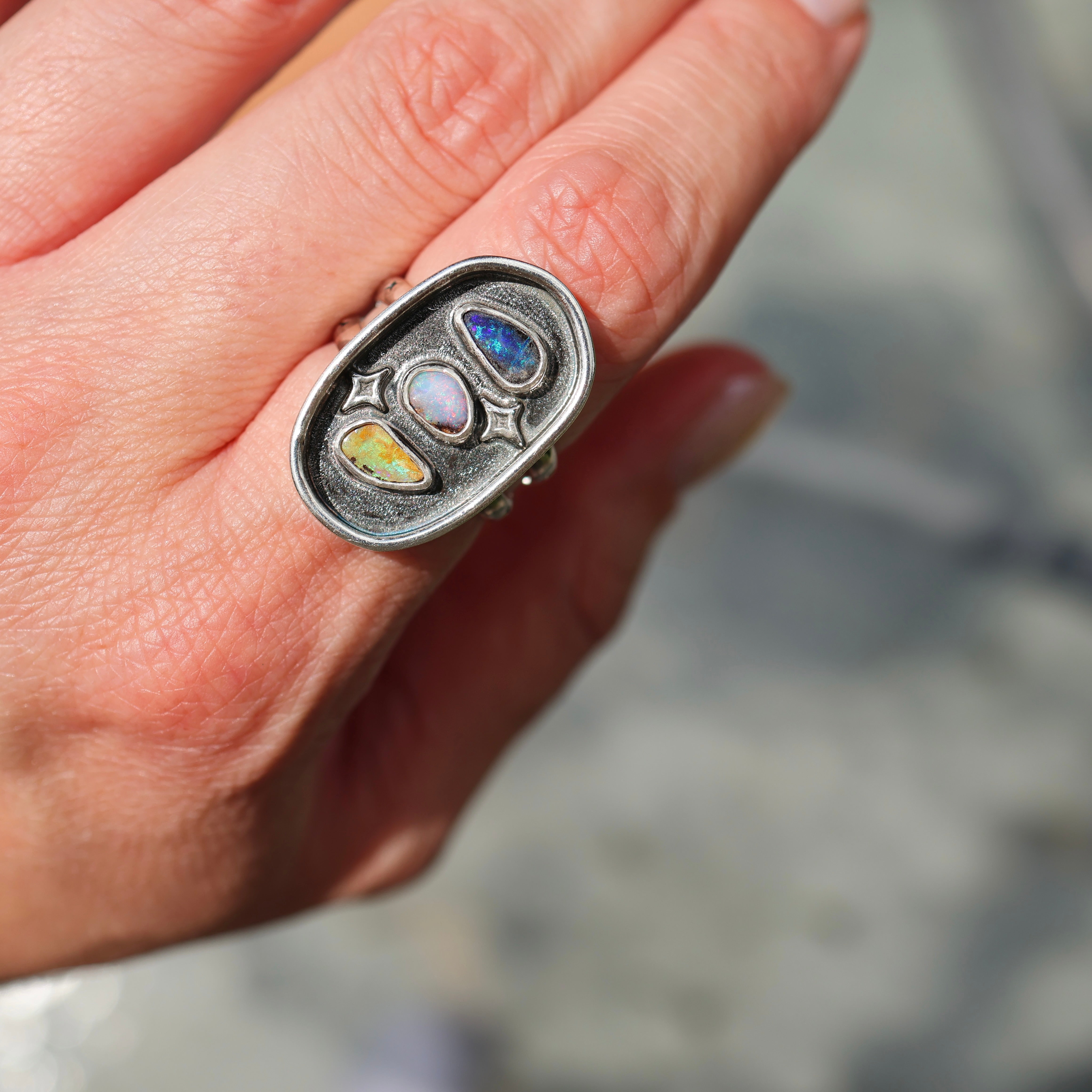 Celestial Opal Ring (Size 7.75)