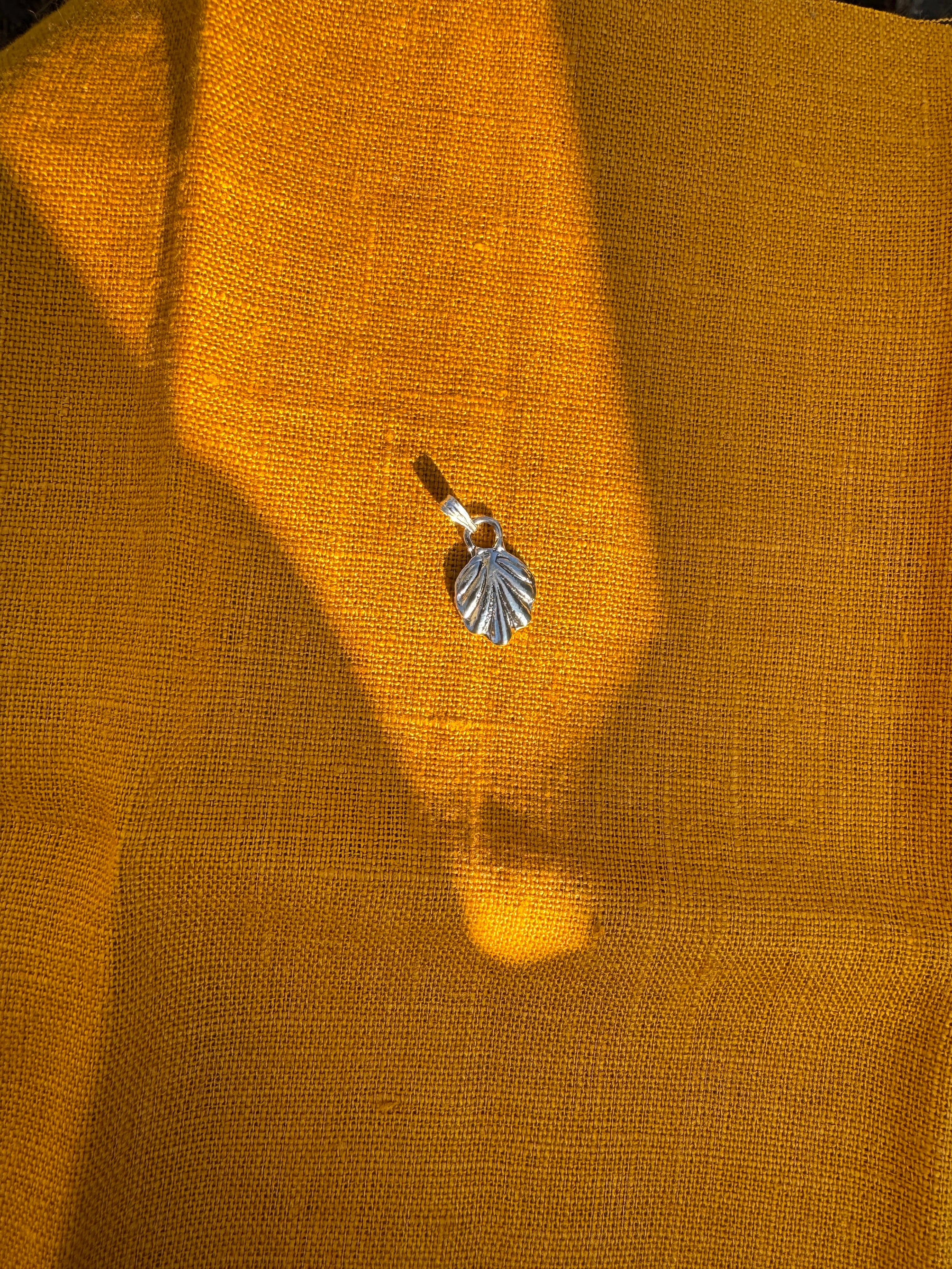 Sterling silver leaf charm