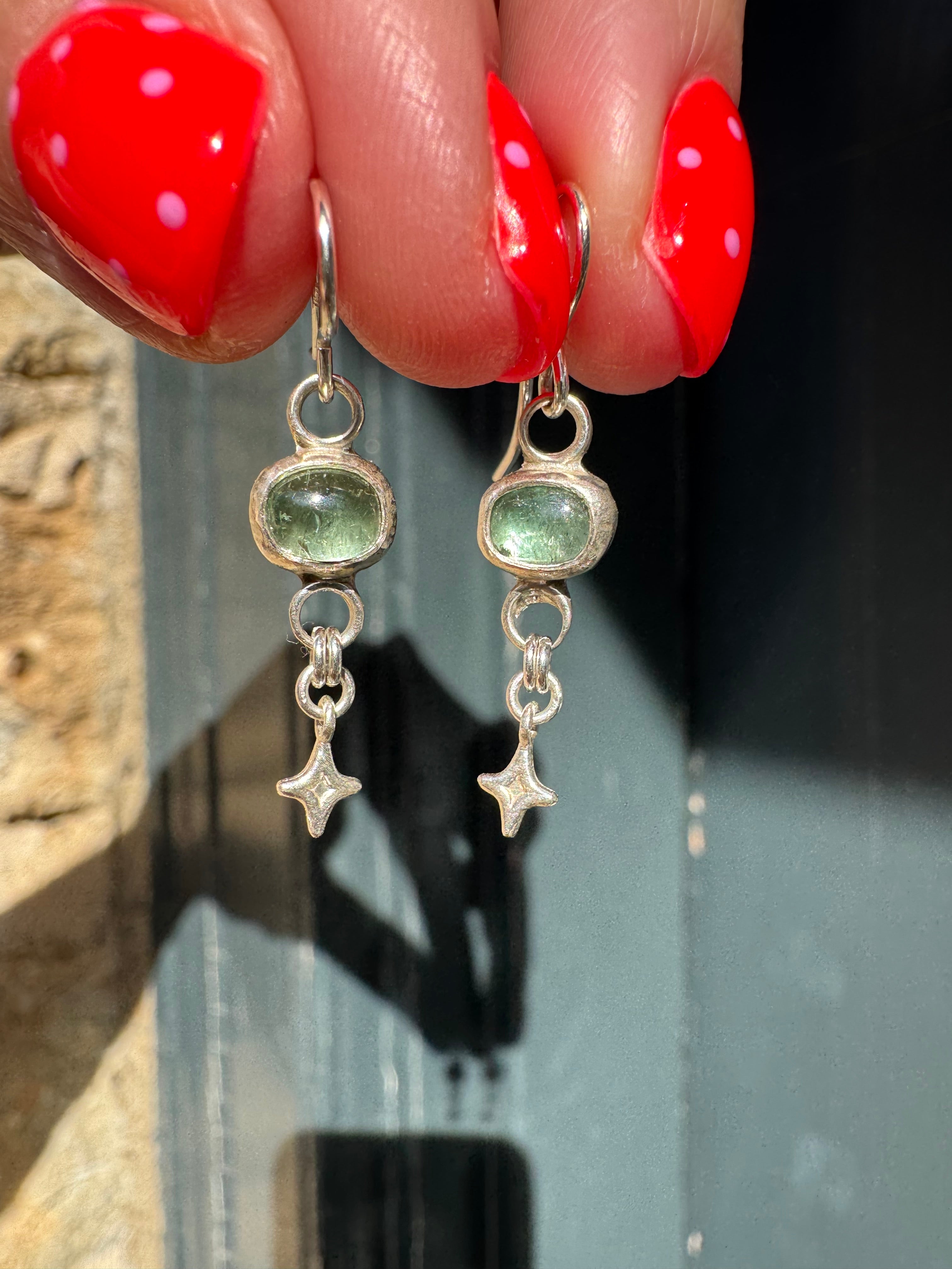 Tourmaline Star Earrings