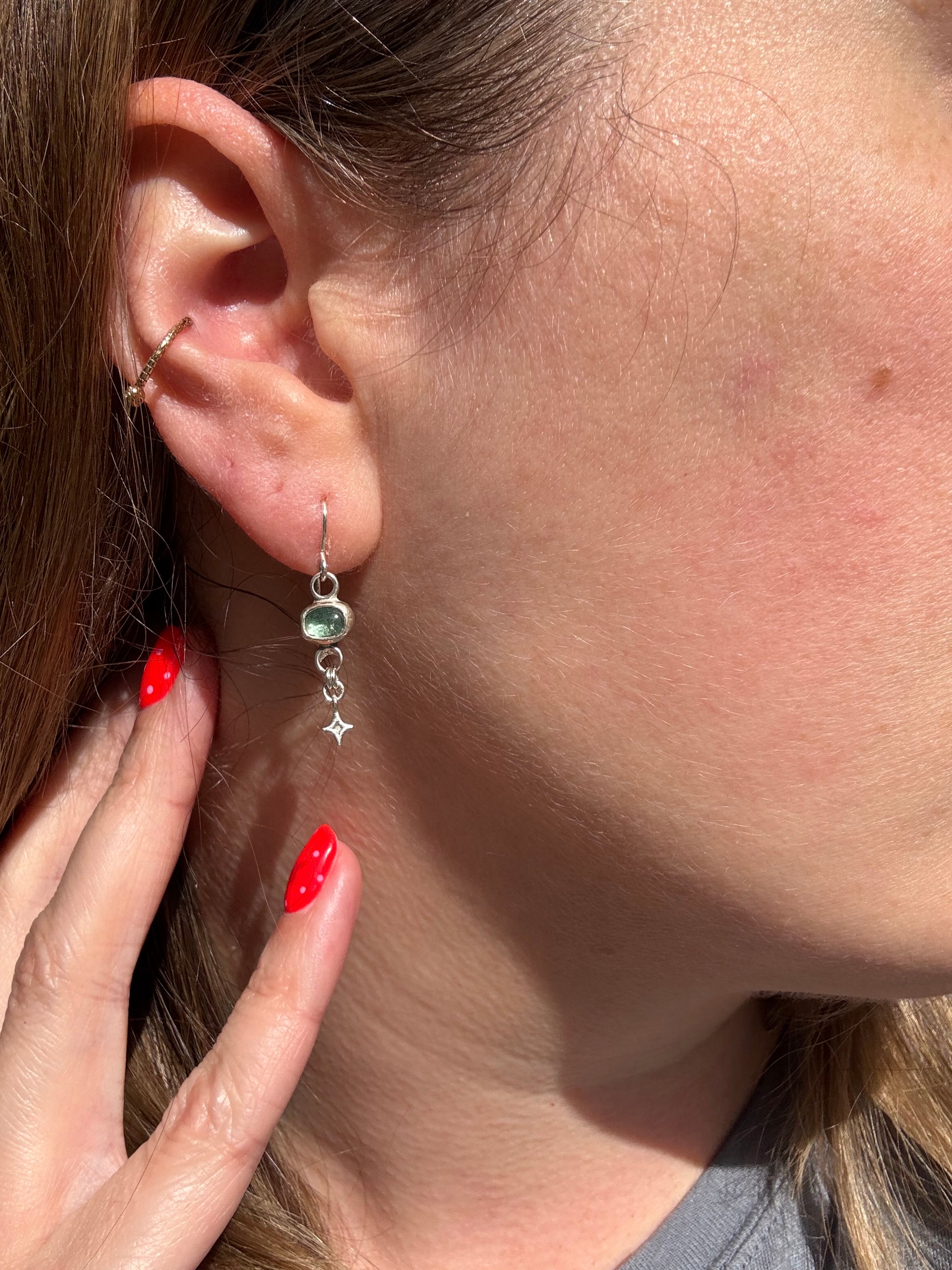 Tourmaline Star Earrings