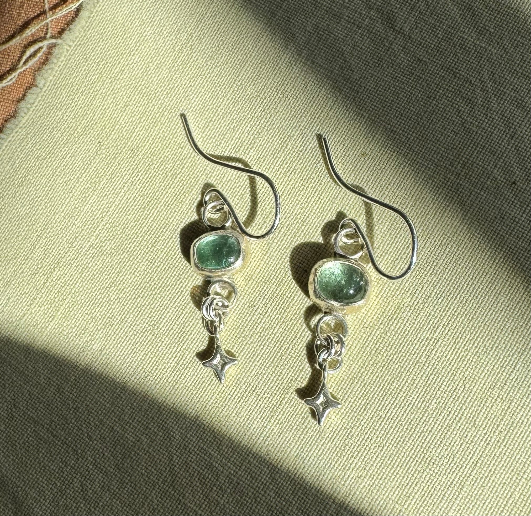 Tourmaline Star Earrings