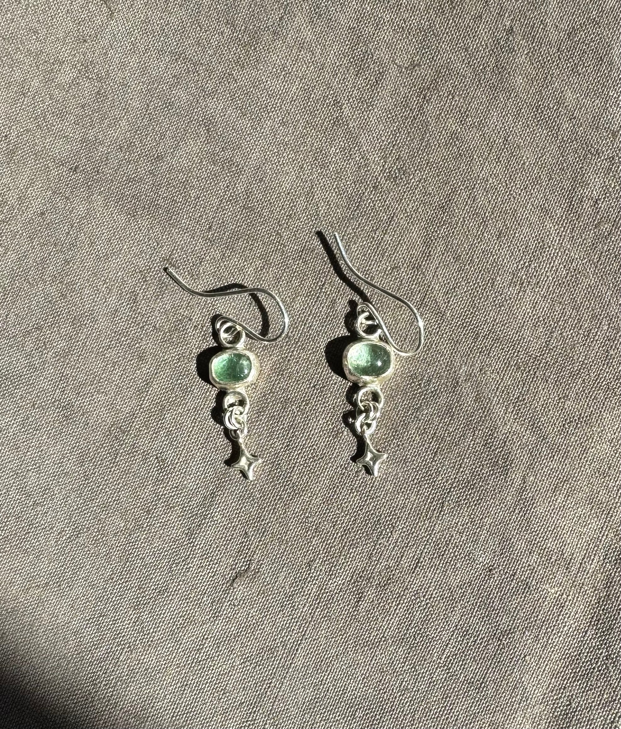 Tourmaline Star Earrings
