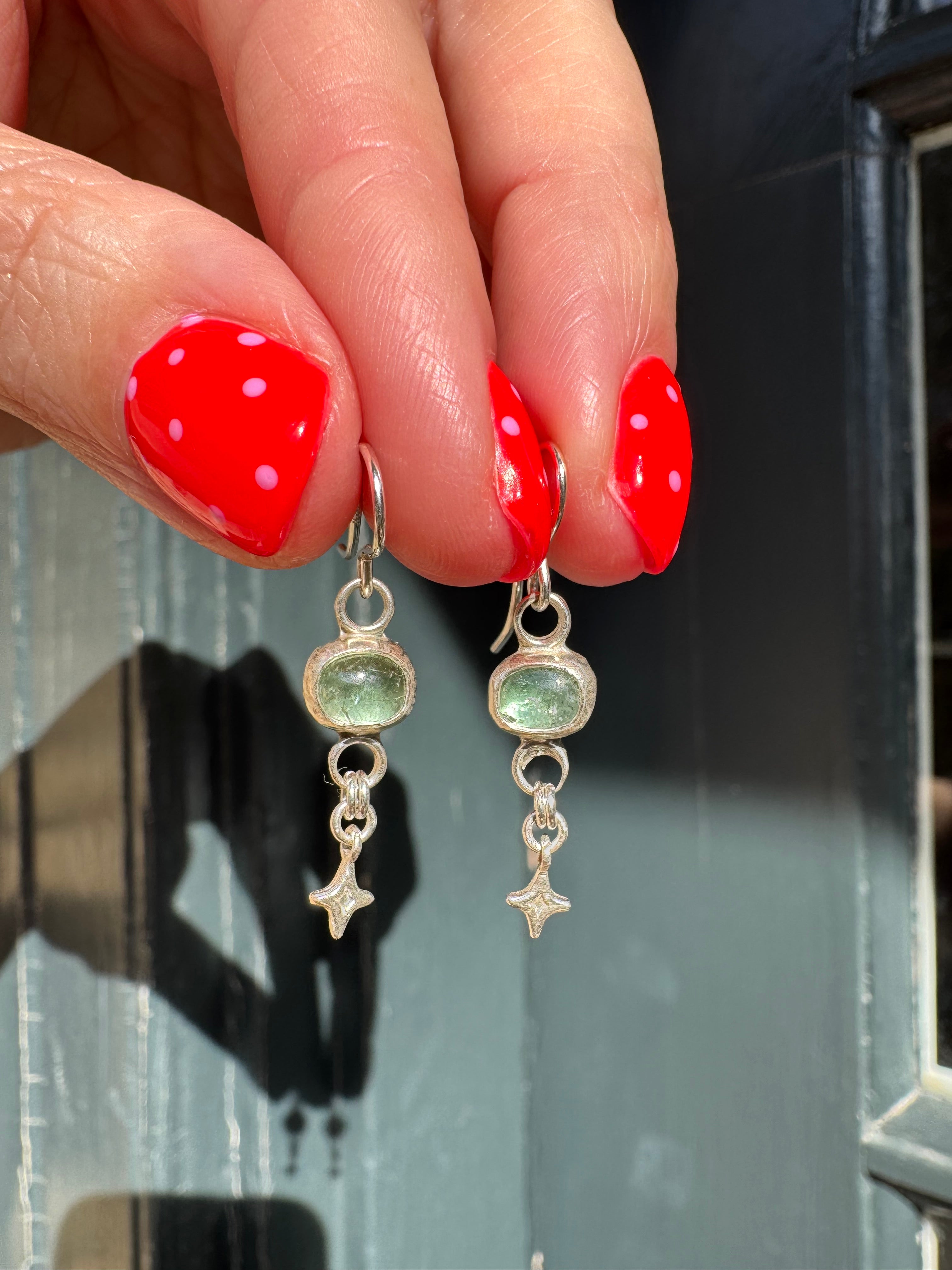 Tourmaline Star Earrings