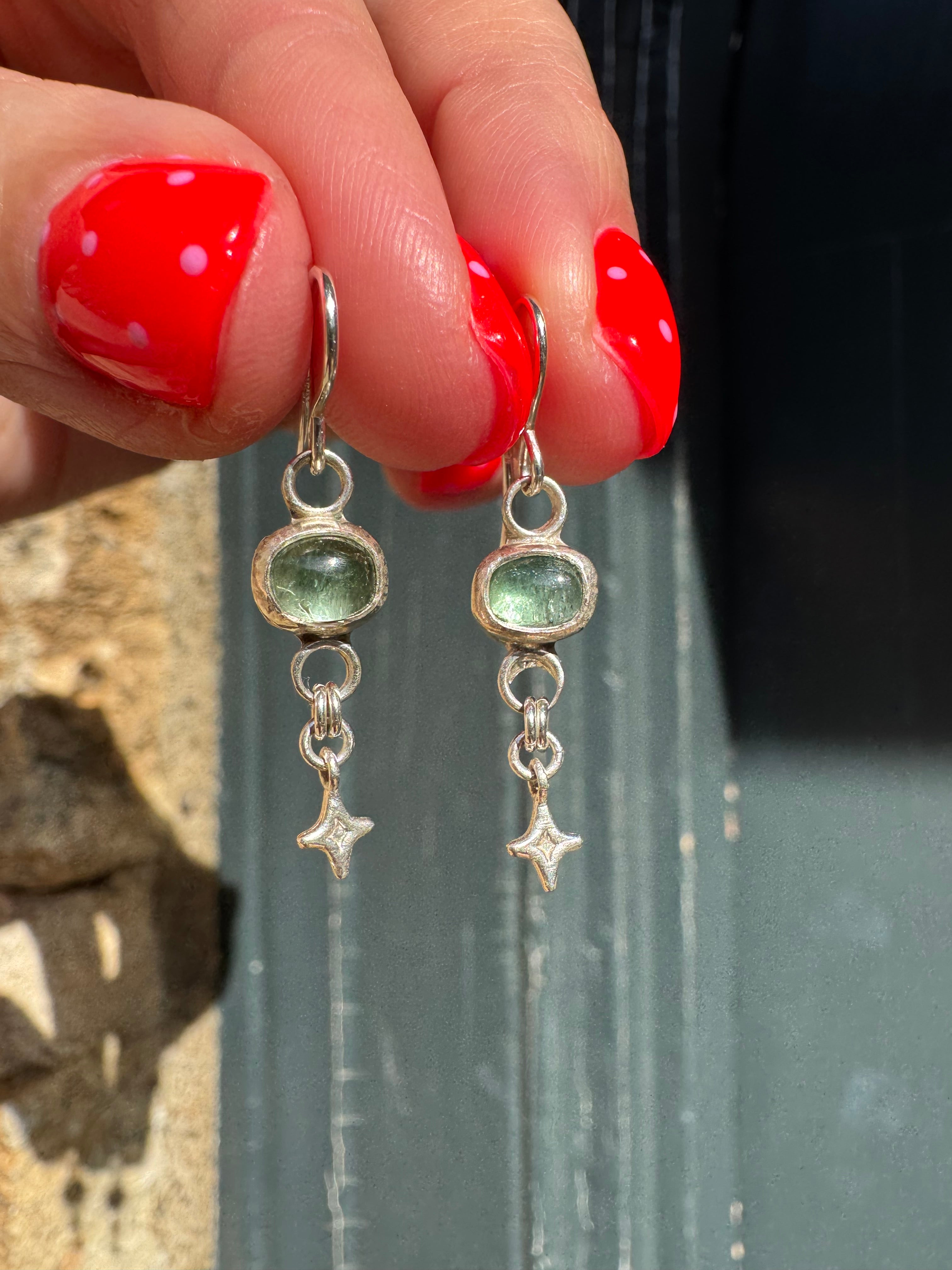 Tourmaline Star Earrings