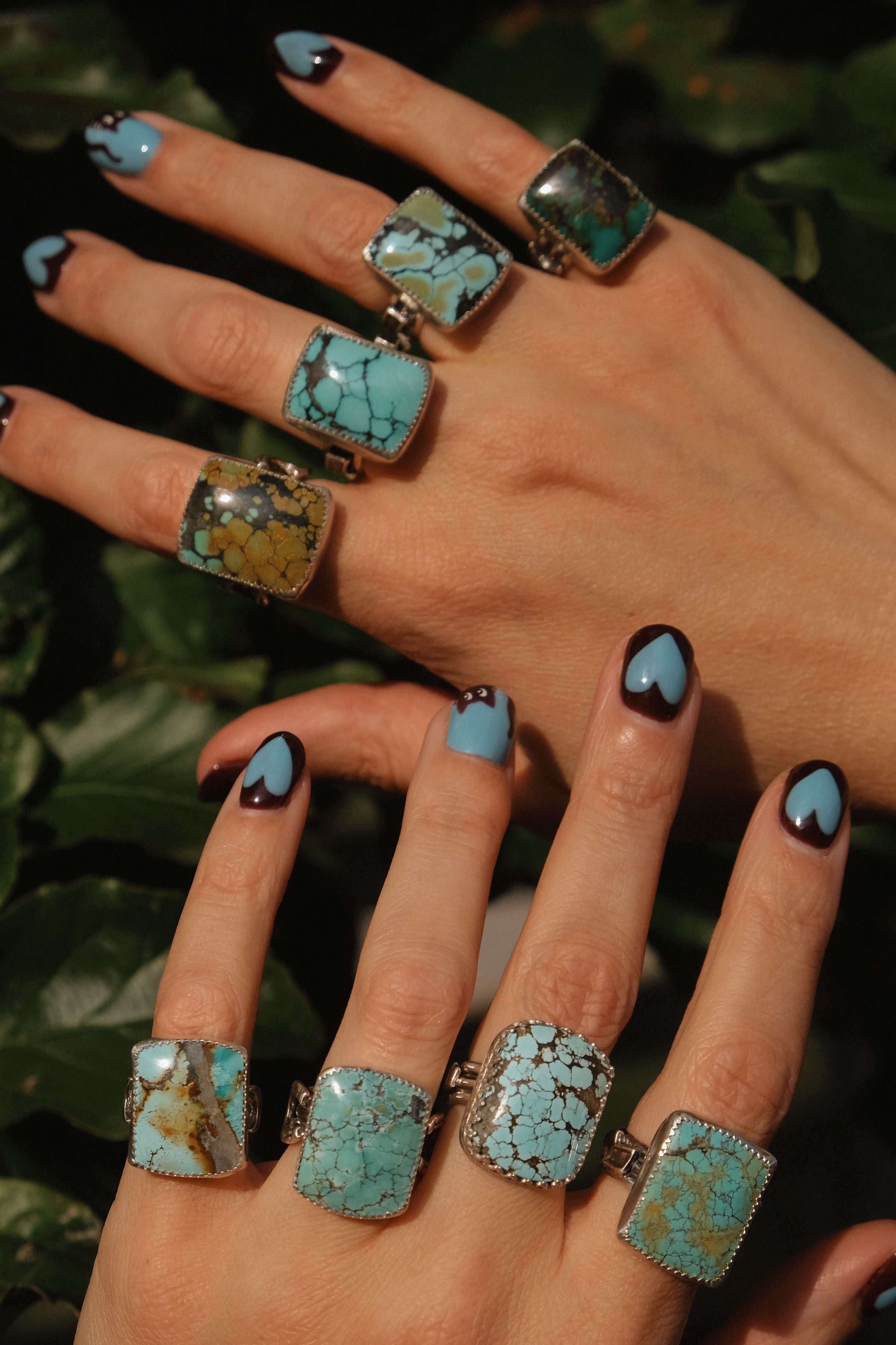 MTO Turquoise Barrel Rings- Pick your Own Stone