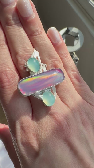 Carriage House Jewelry | Aurora Opal Rings- Made in Your Size
